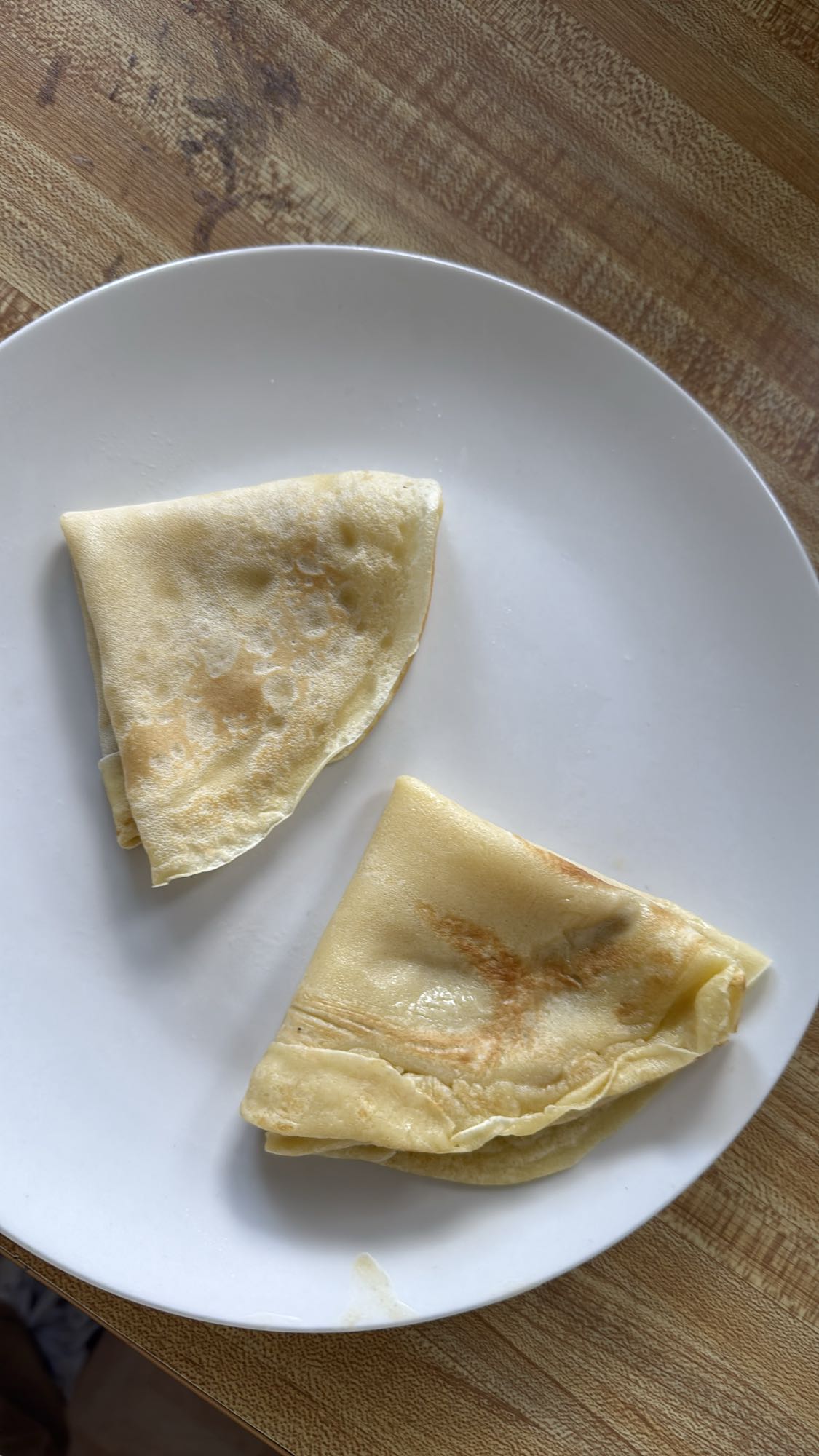 Crêpes pliées