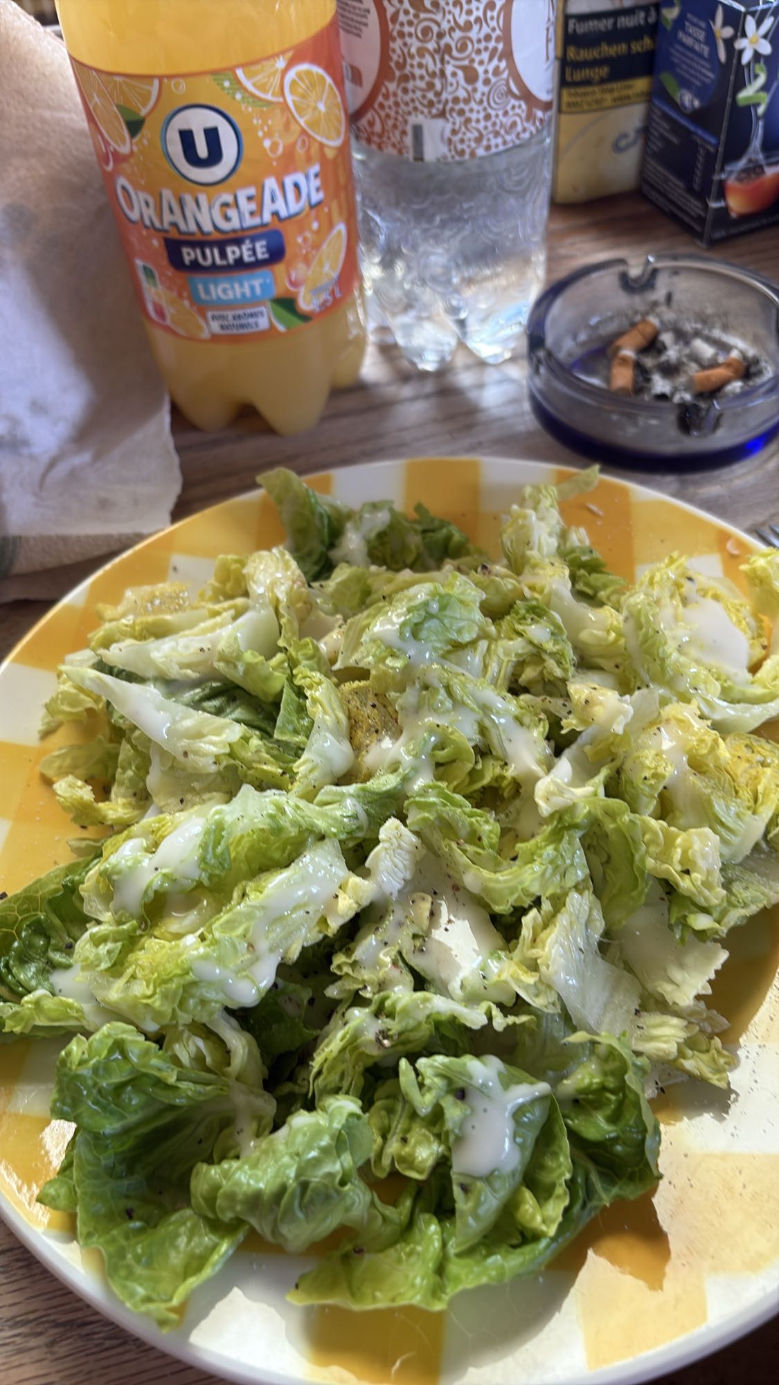 Salade verte sauce