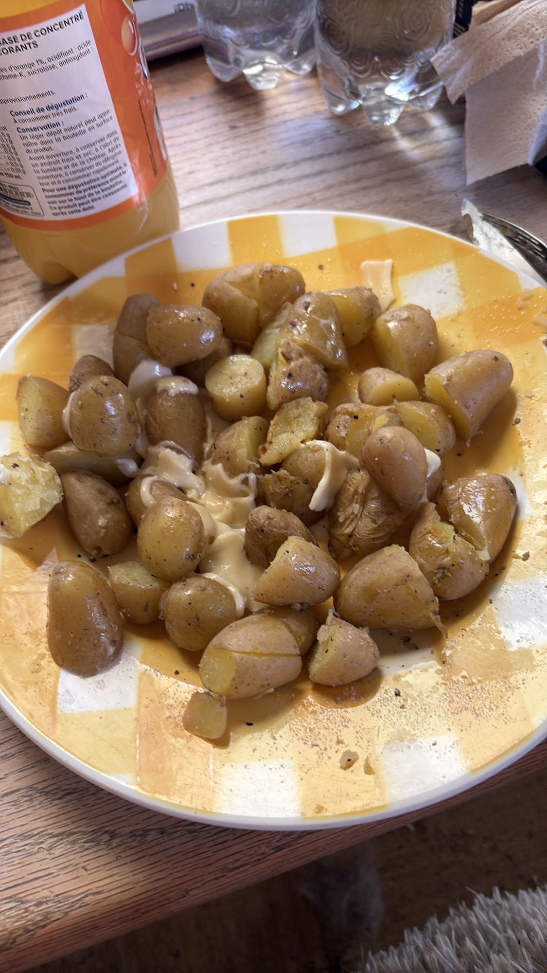 Pommes de terre sauce