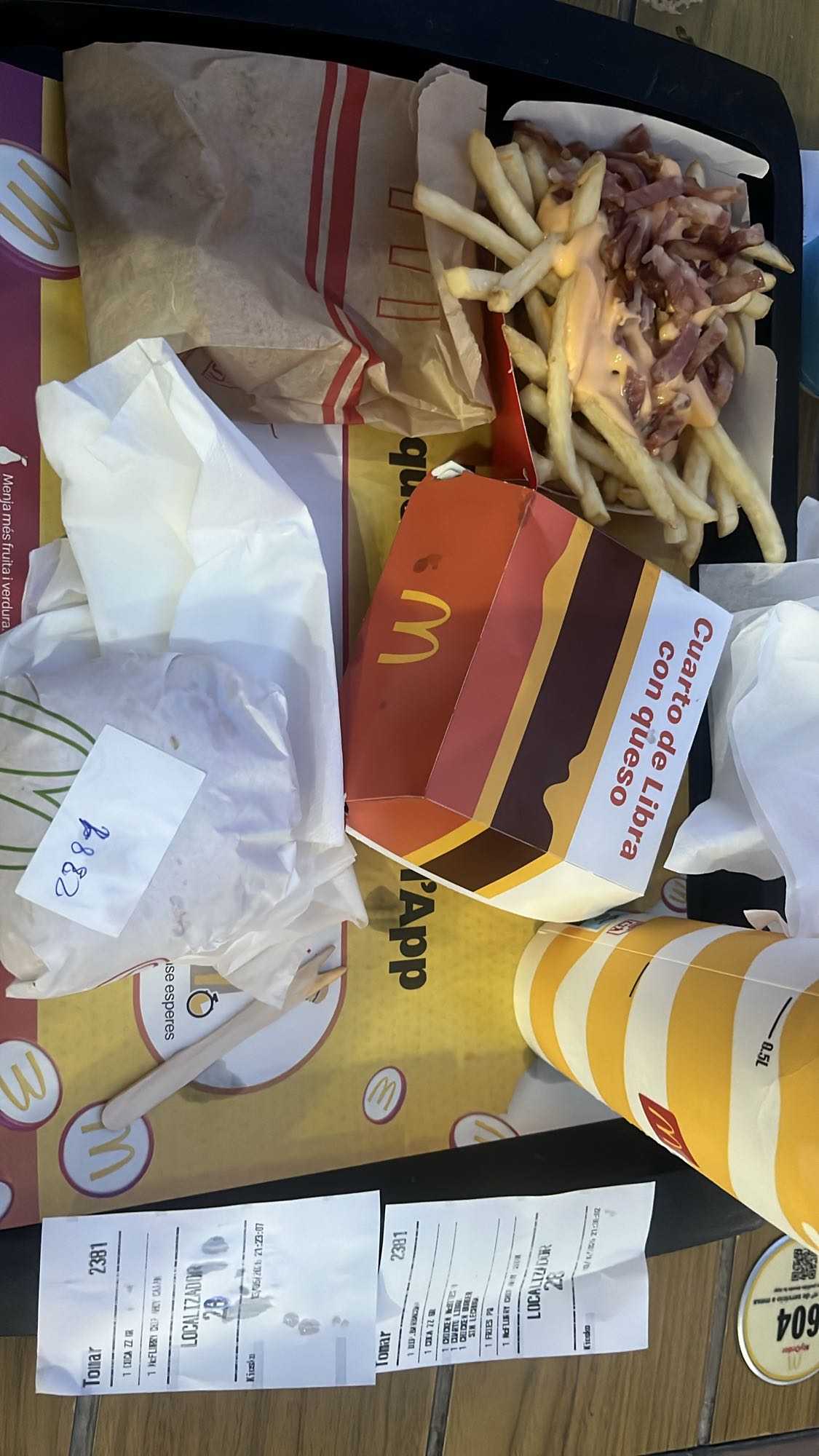 hamburguesa con papas
