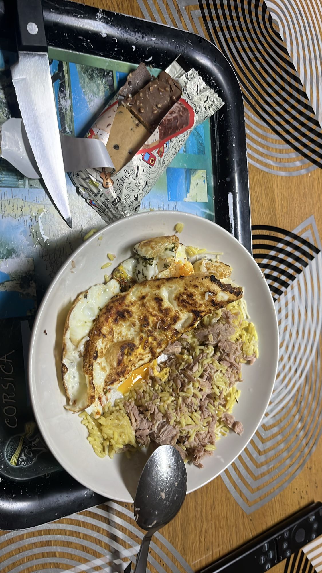 Riz au thon et œufs