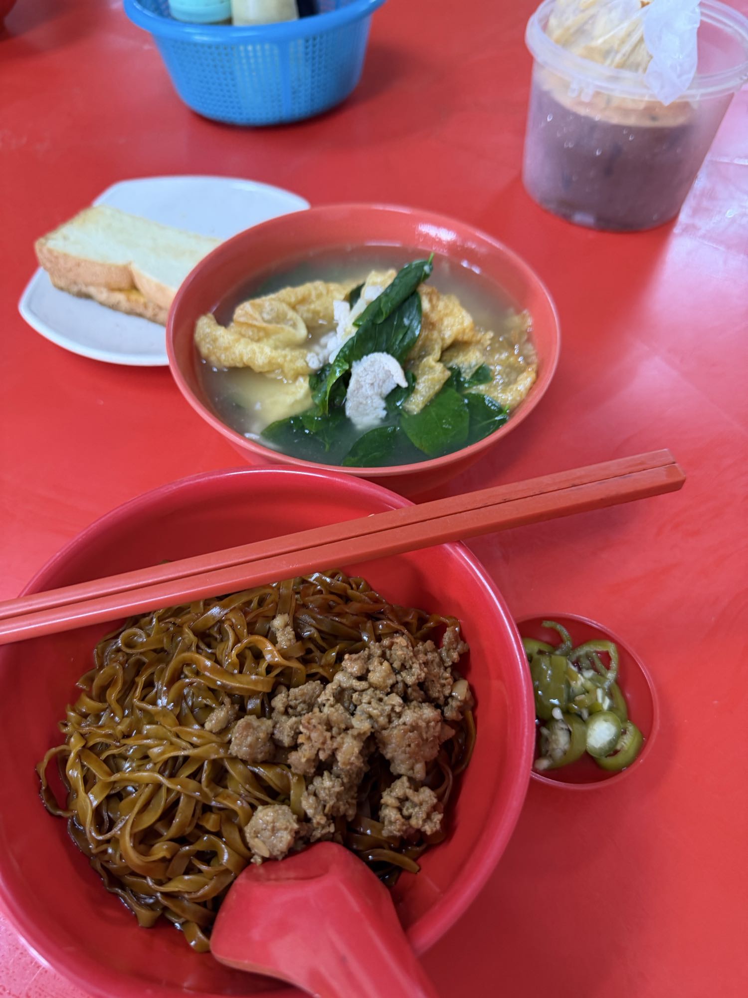 肉碎干捞面早午餐套餐