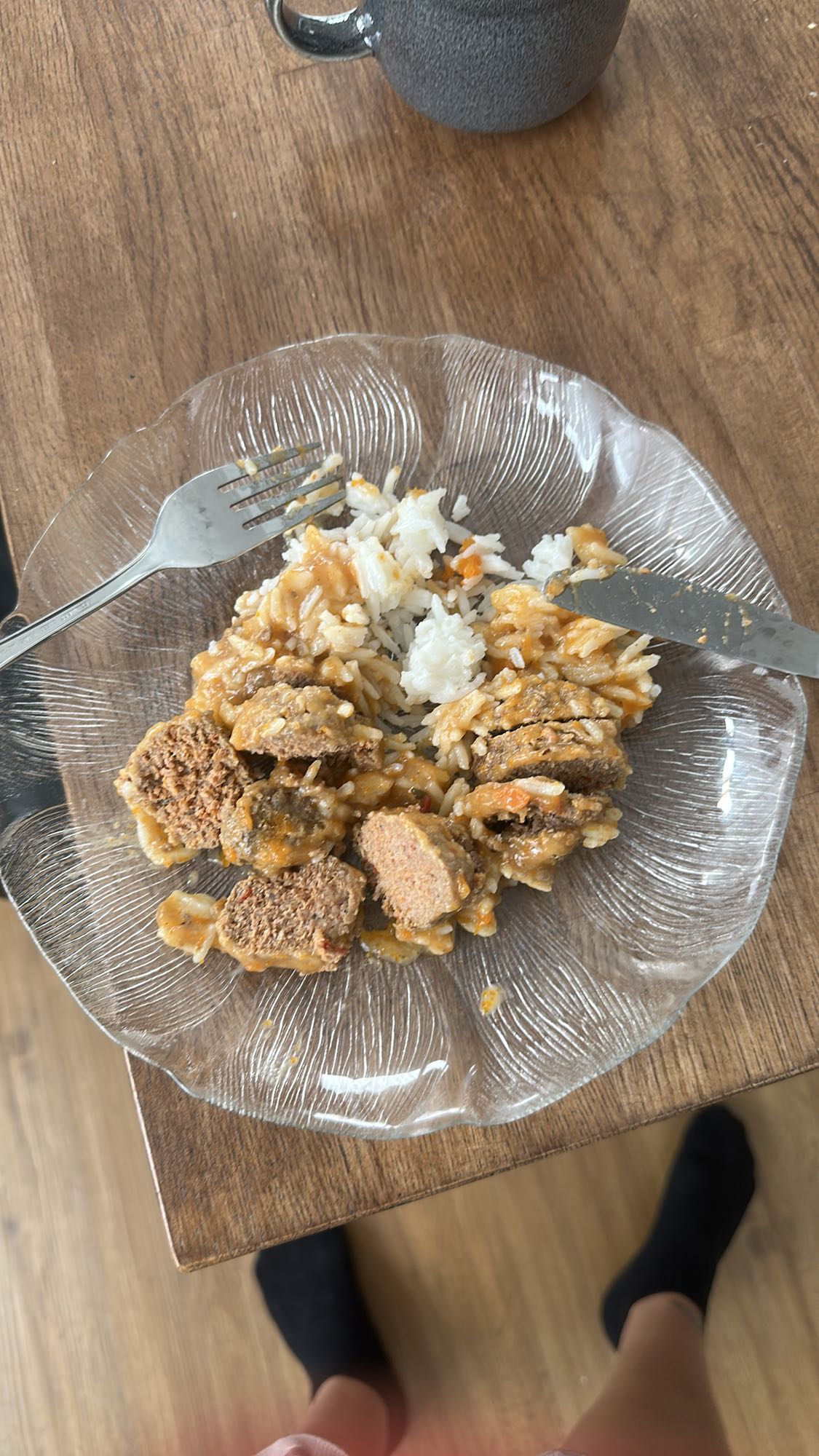 Ris med köttbullar