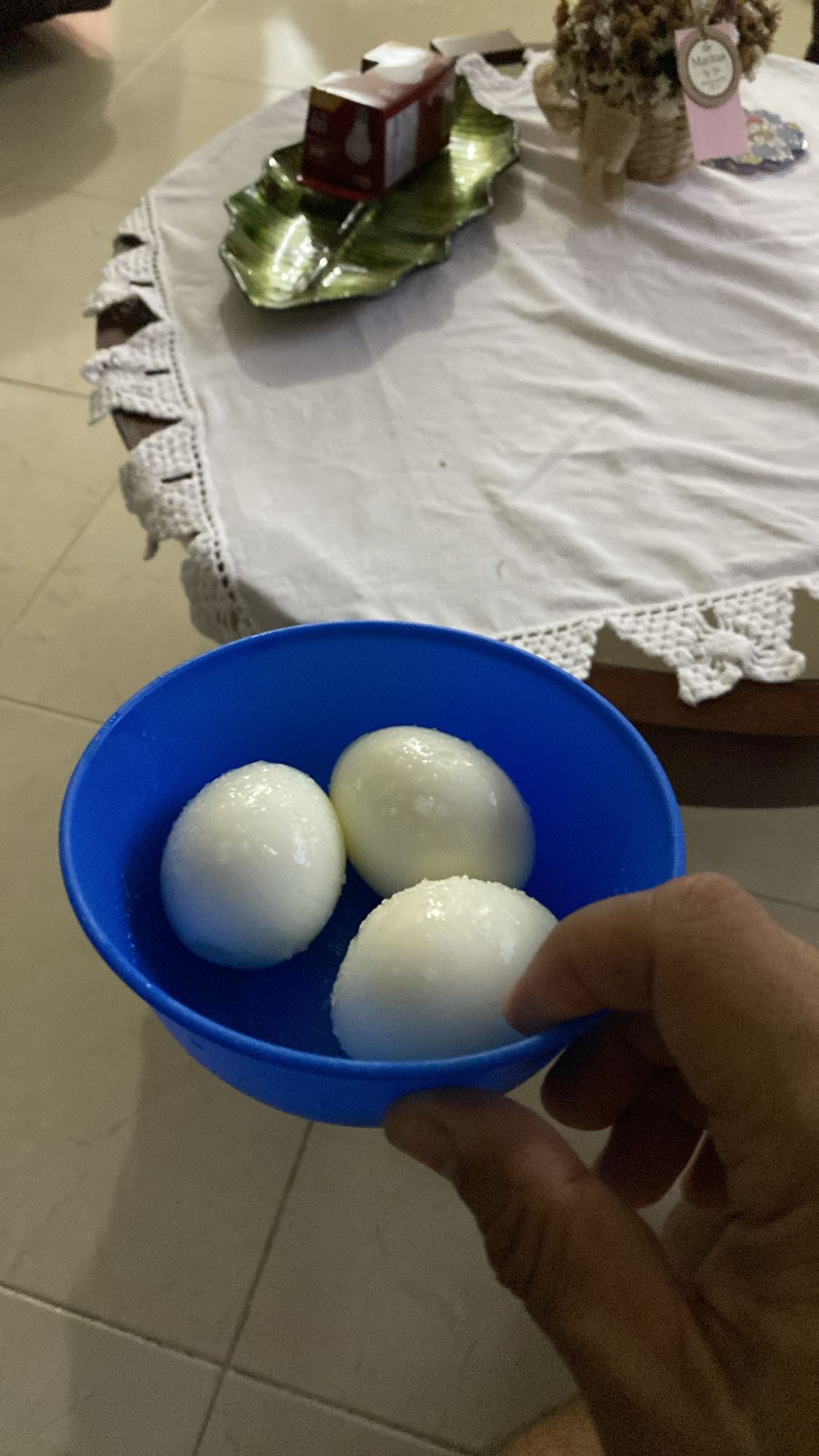 huevos cocidos