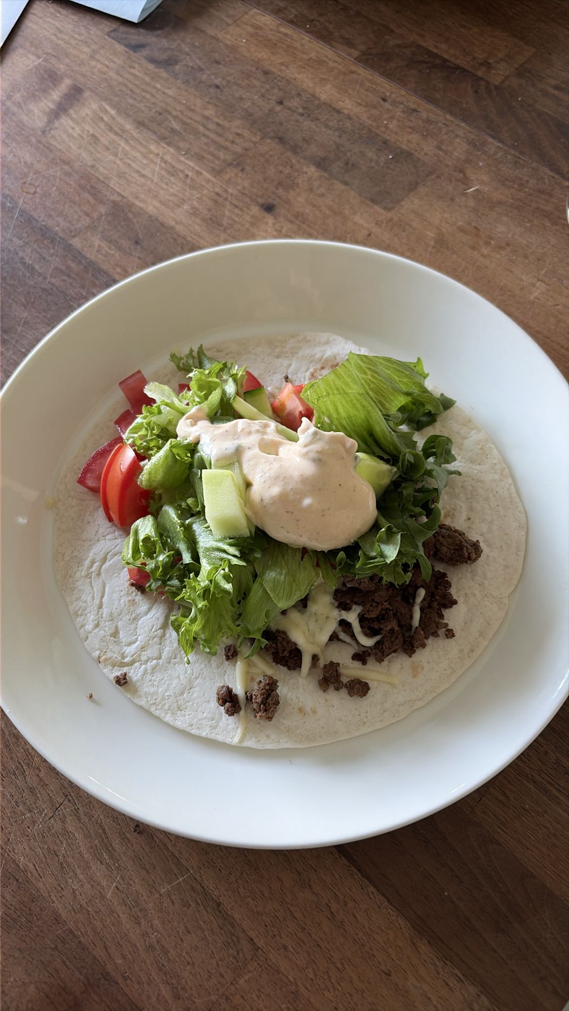 Tacotallrik med nötfärs