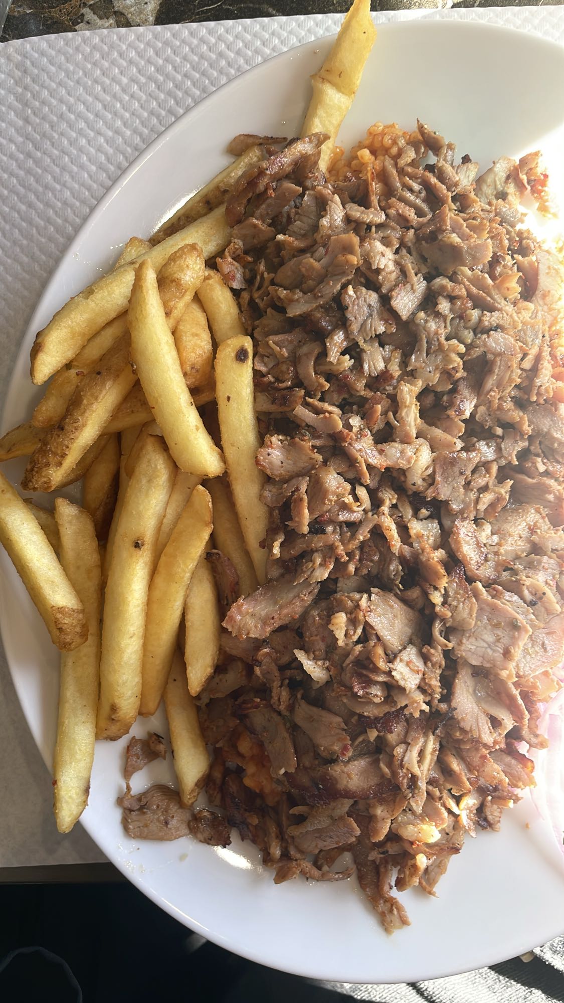 Kebab-frites