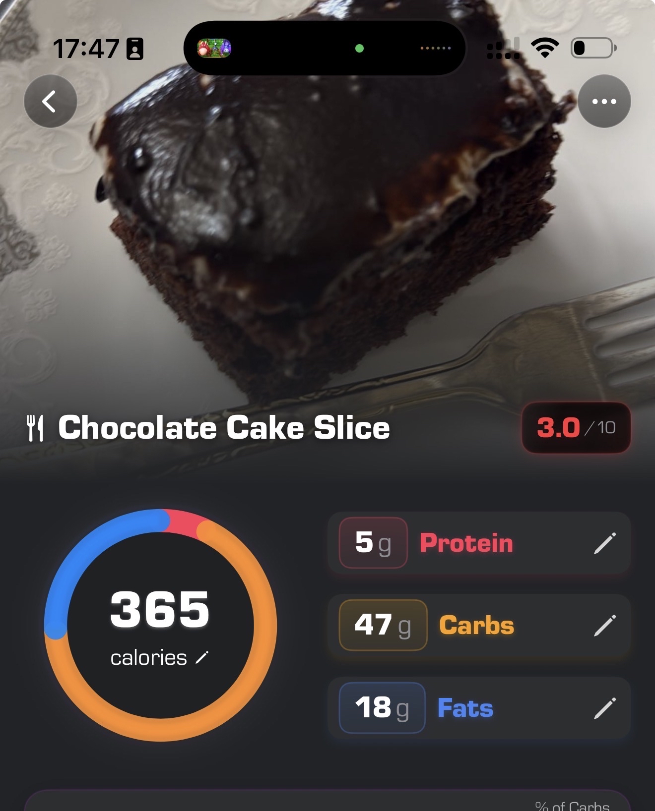 Chocolate Cake Slice