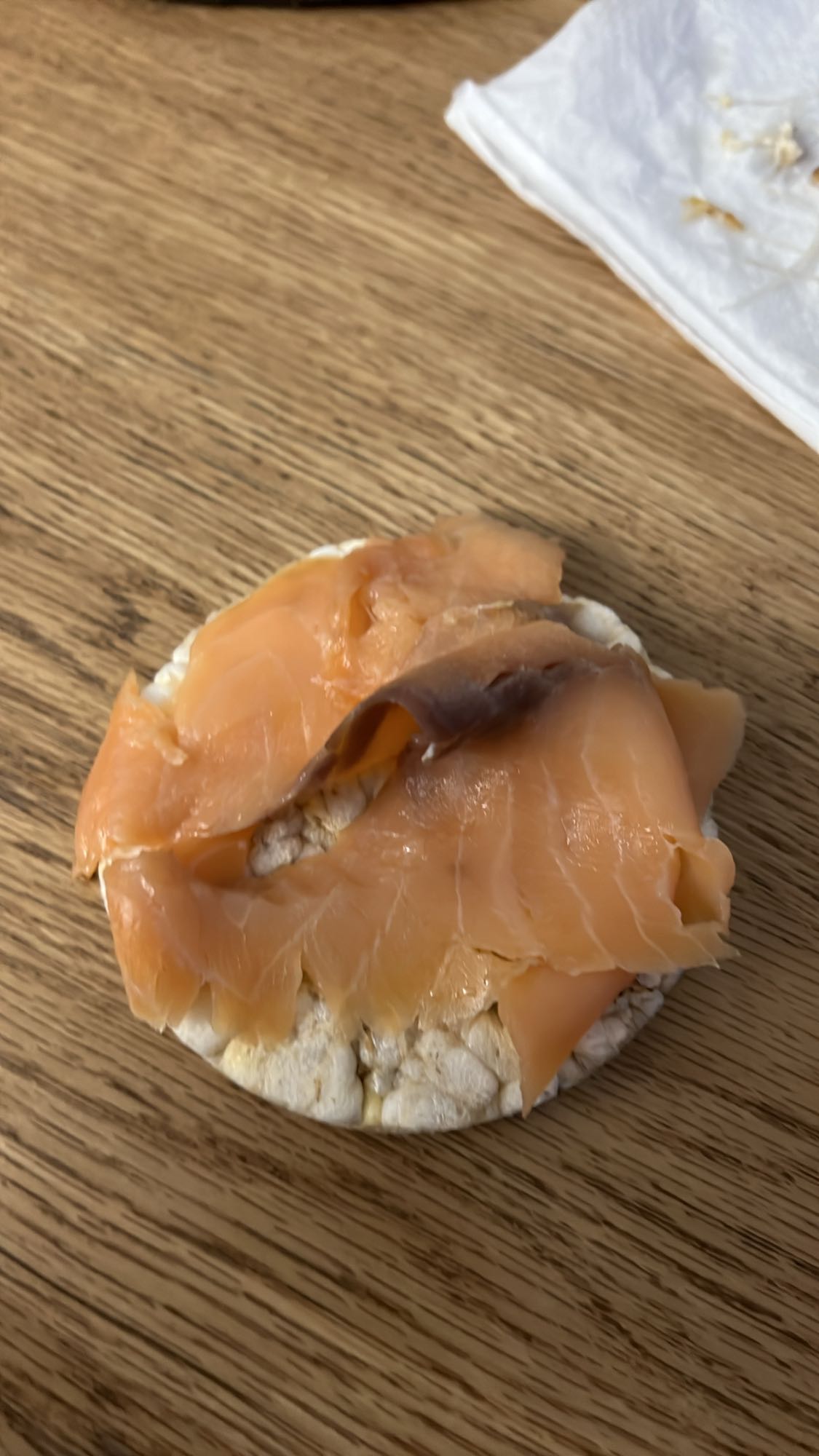 Galletta con salmone