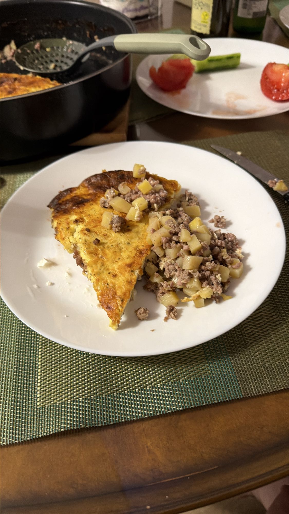 Beef Potato Egg Bake