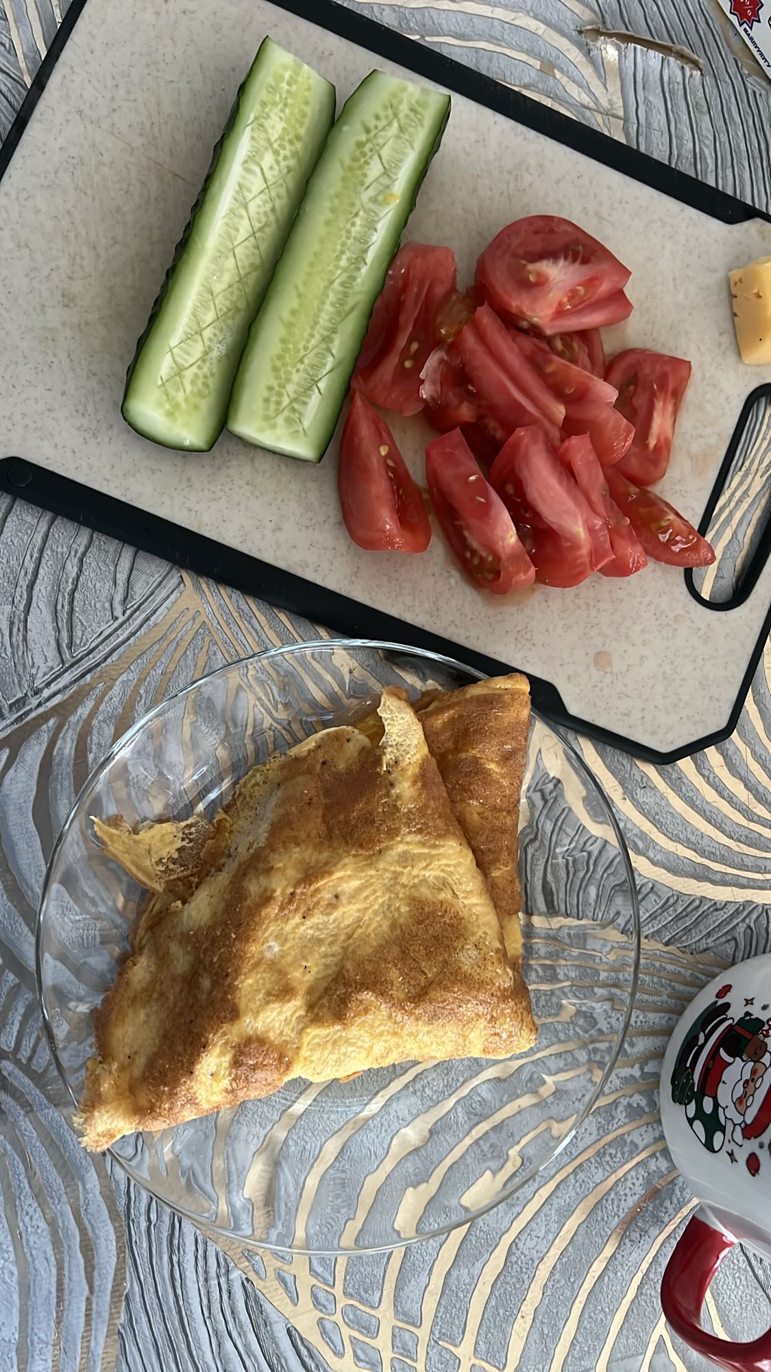 Омлет с овощами
