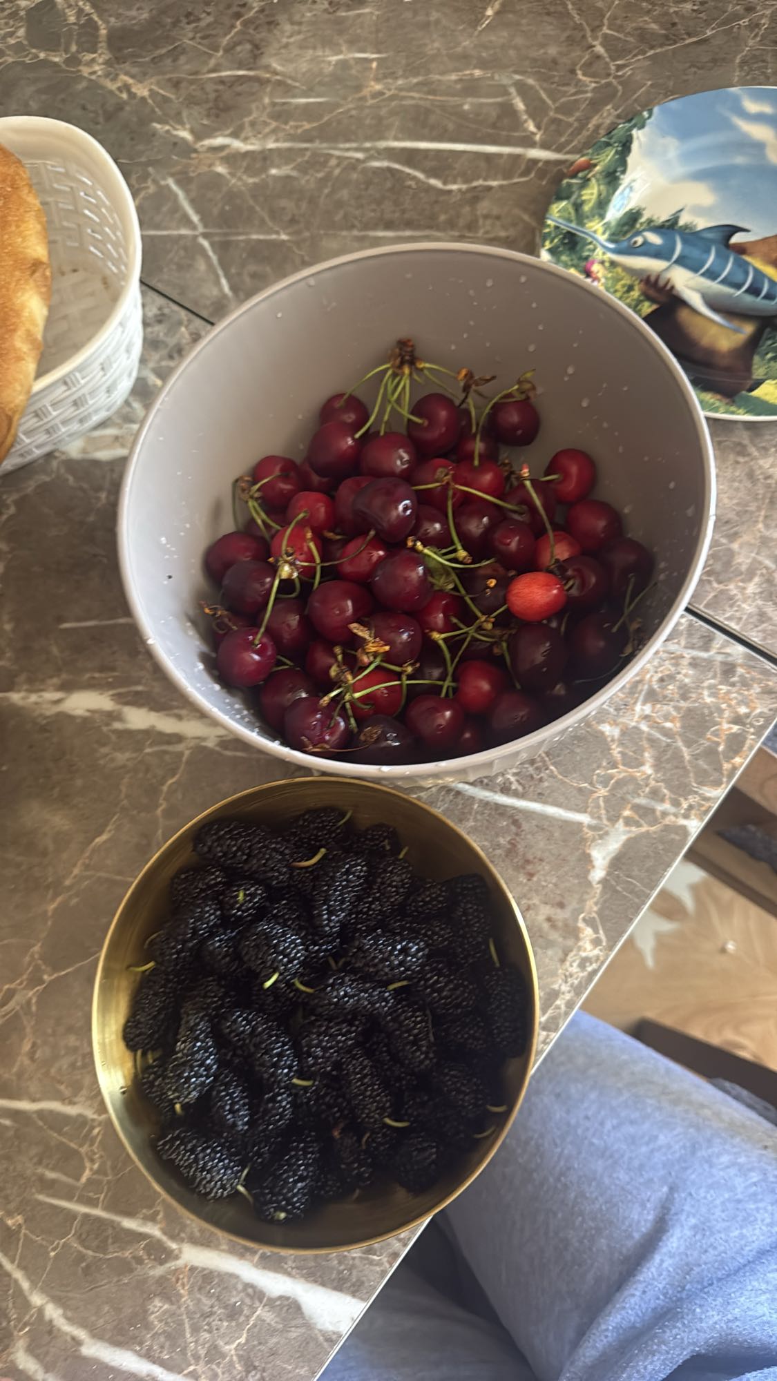 Cherries and Mulberries