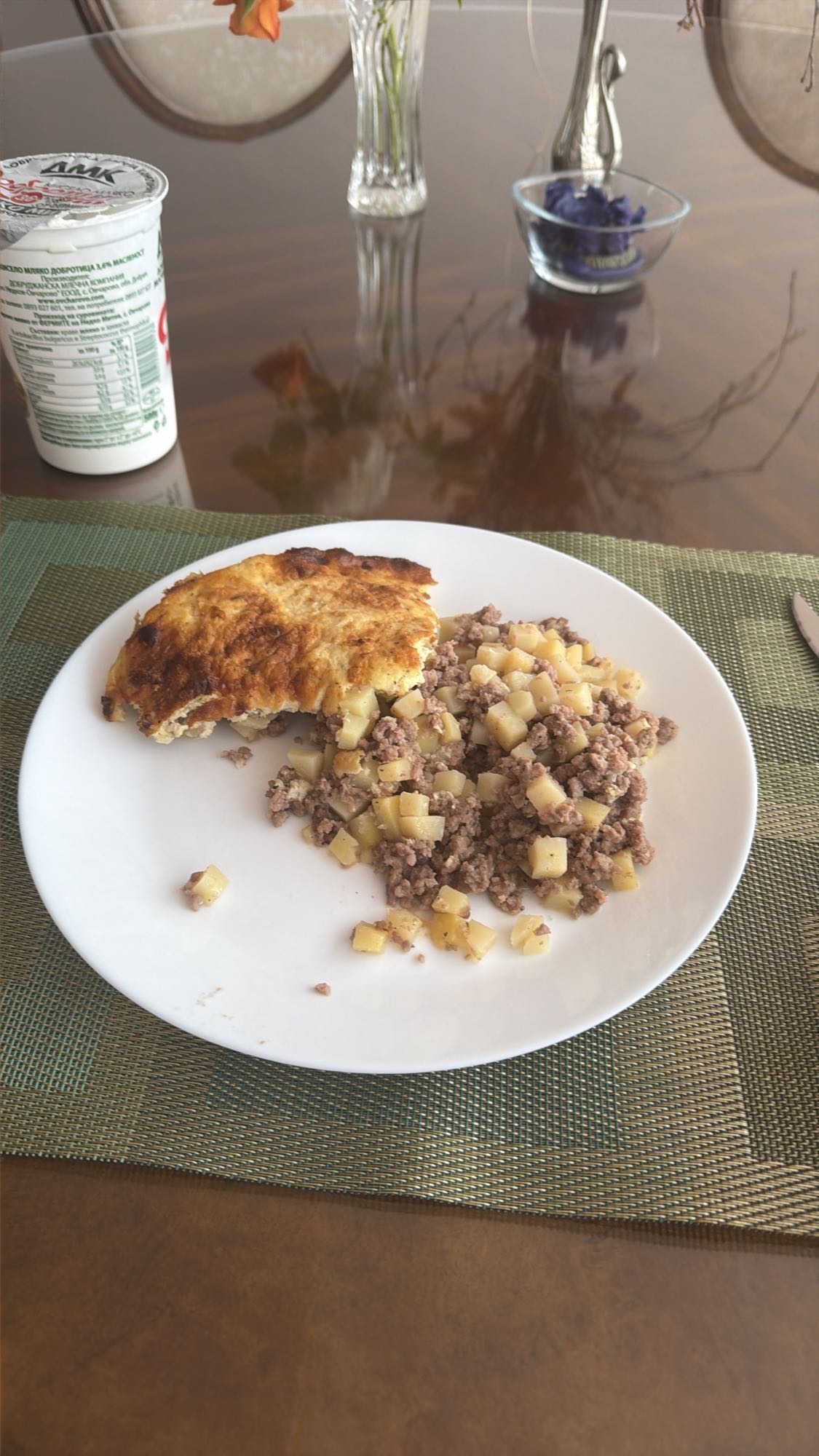 Minced Beef Potato Pie