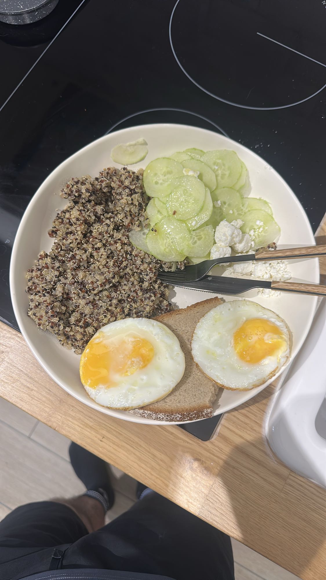 Bol quinoa œufs
