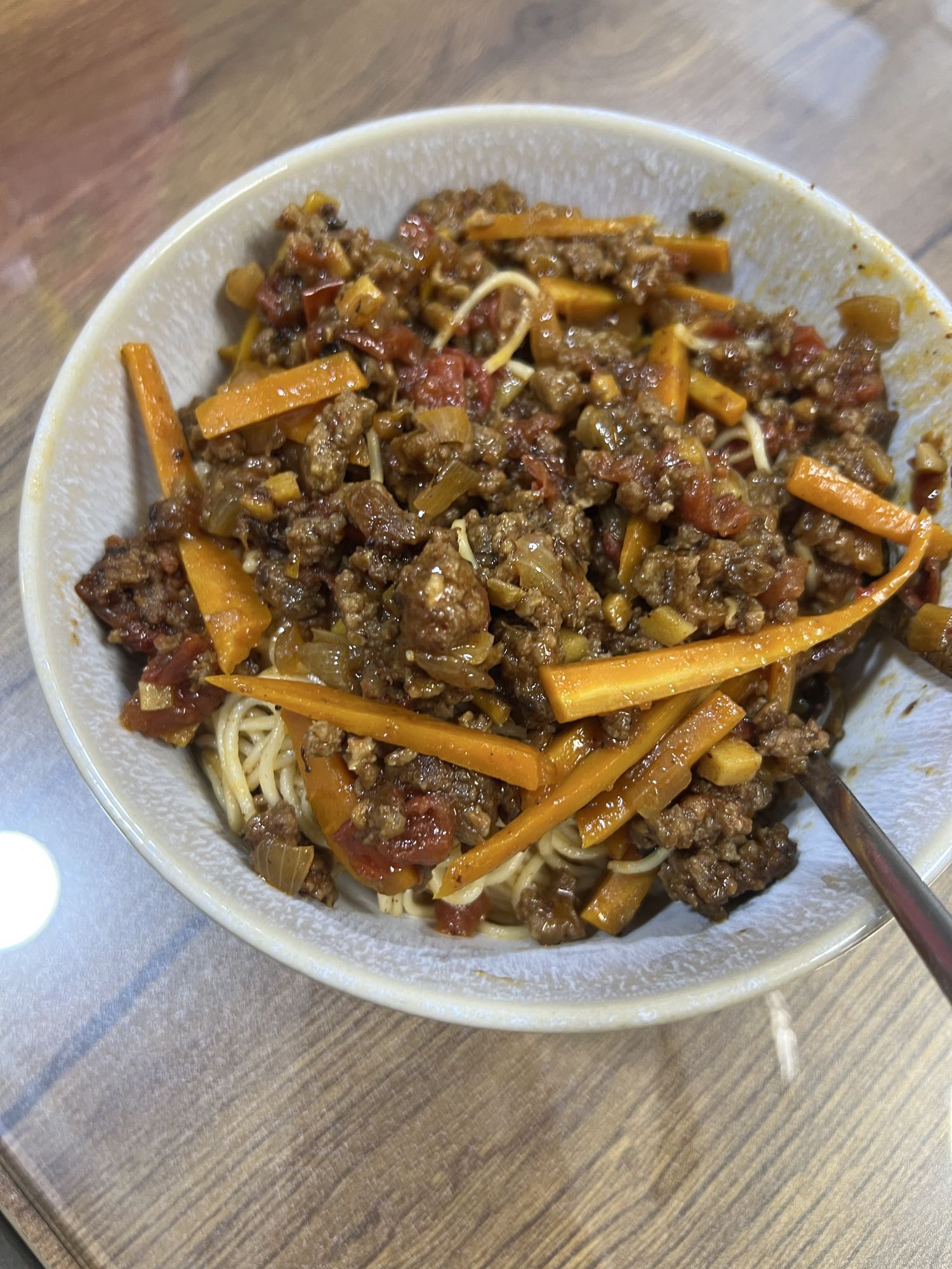 Beef Pasta Bowl