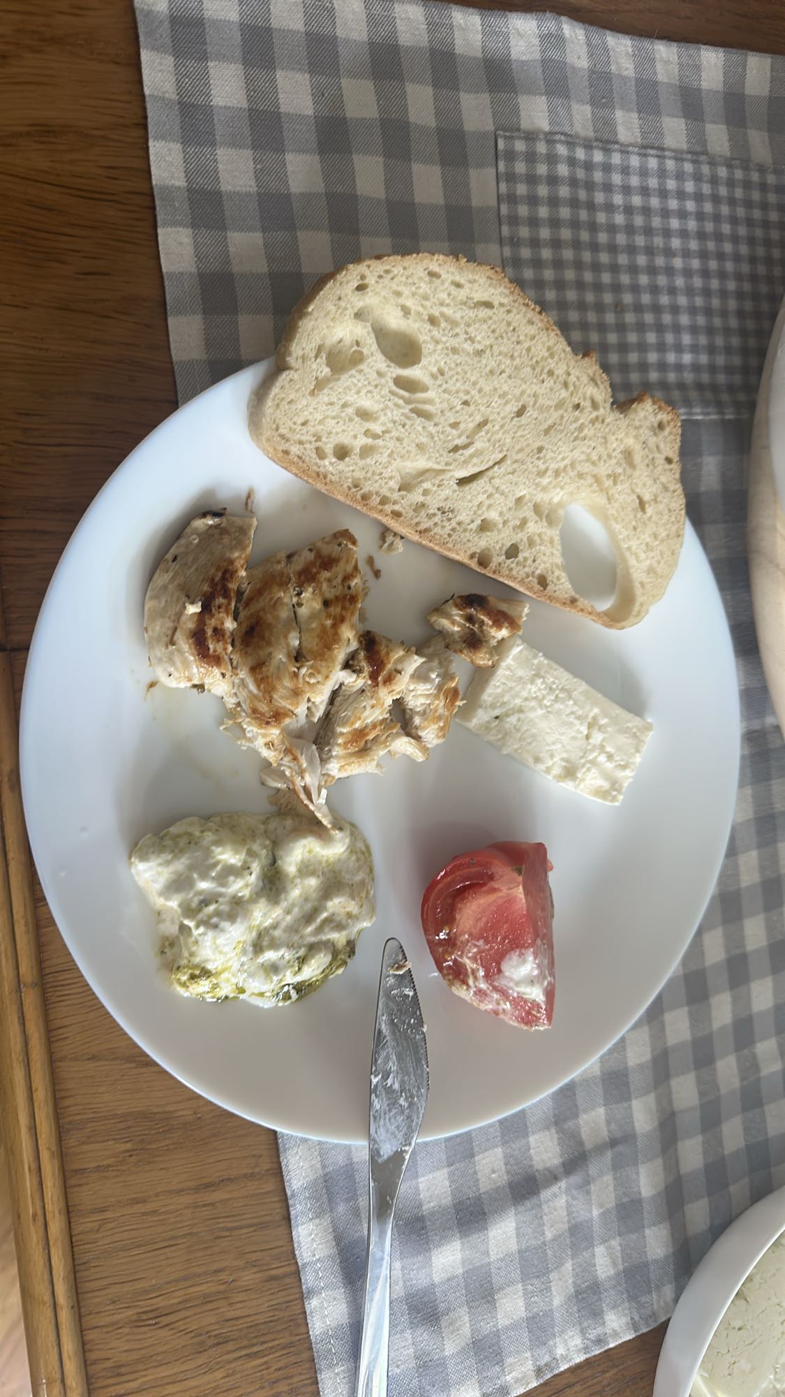 Chicken Bread Plate
