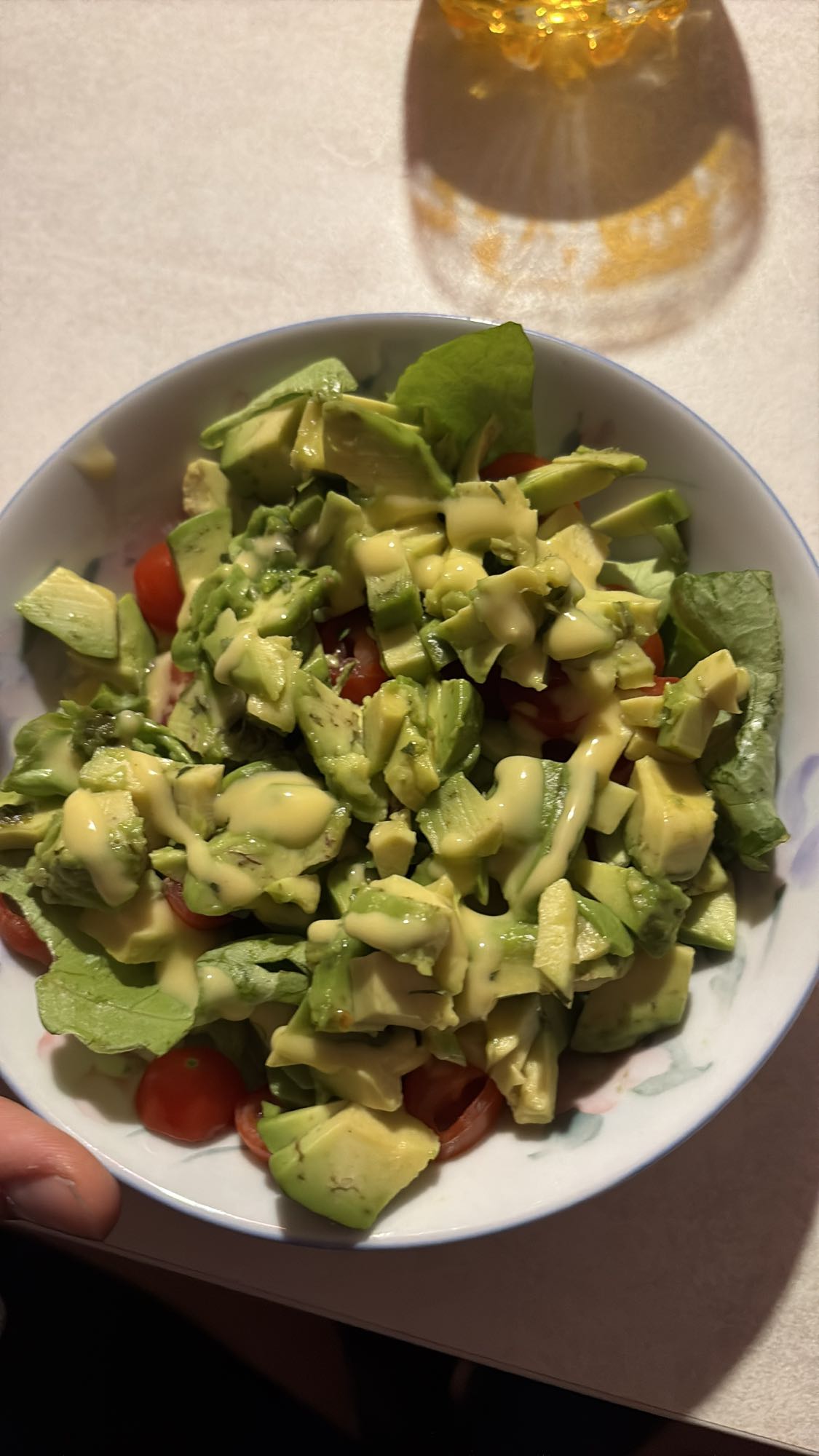 Salade avocat tomate