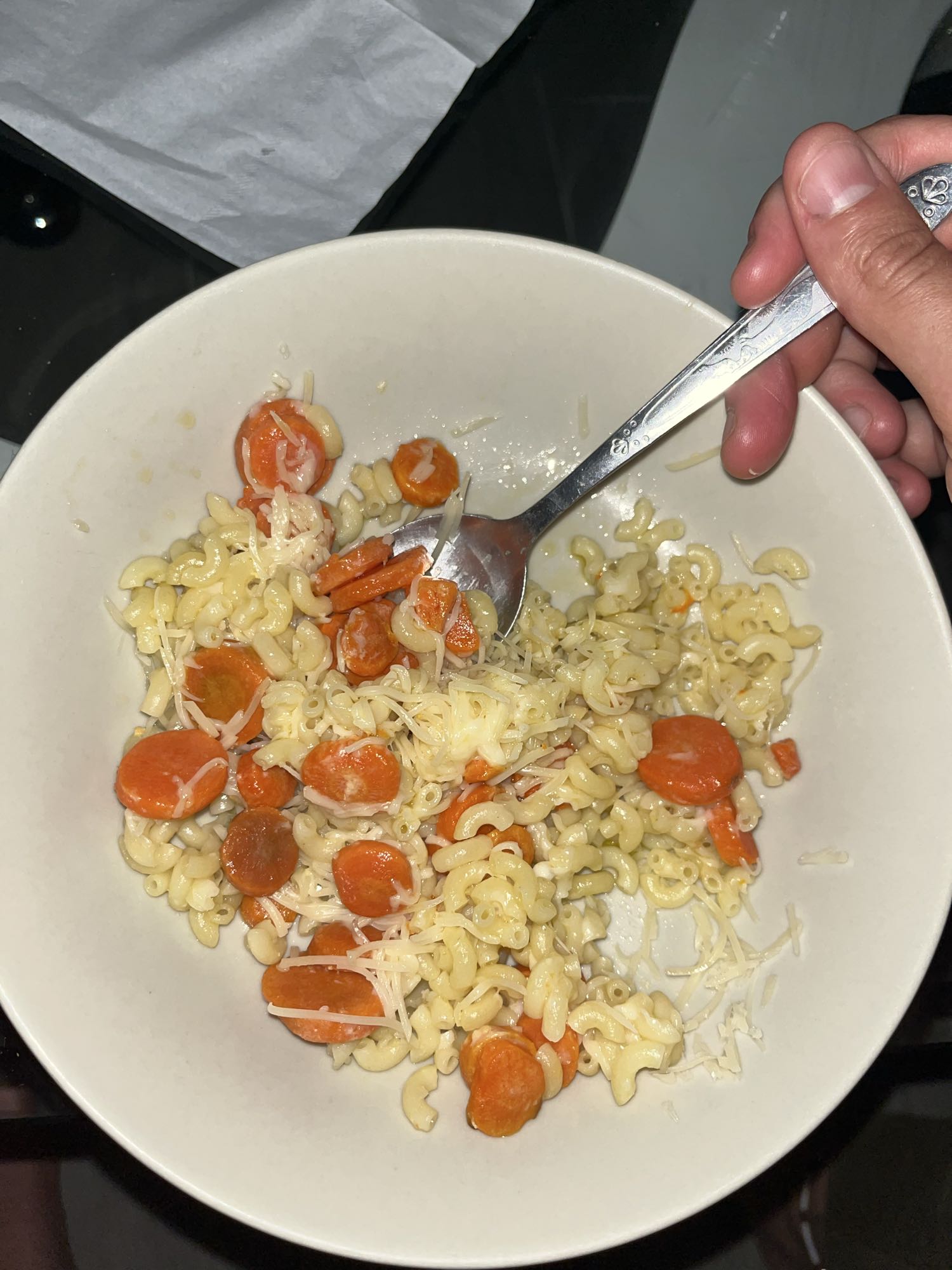 Pâtes aux carottes