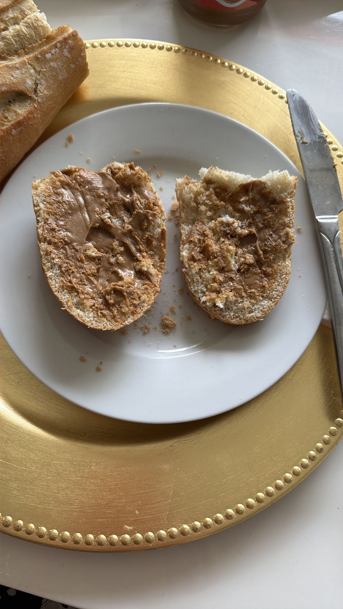 Broodje met pindakaas