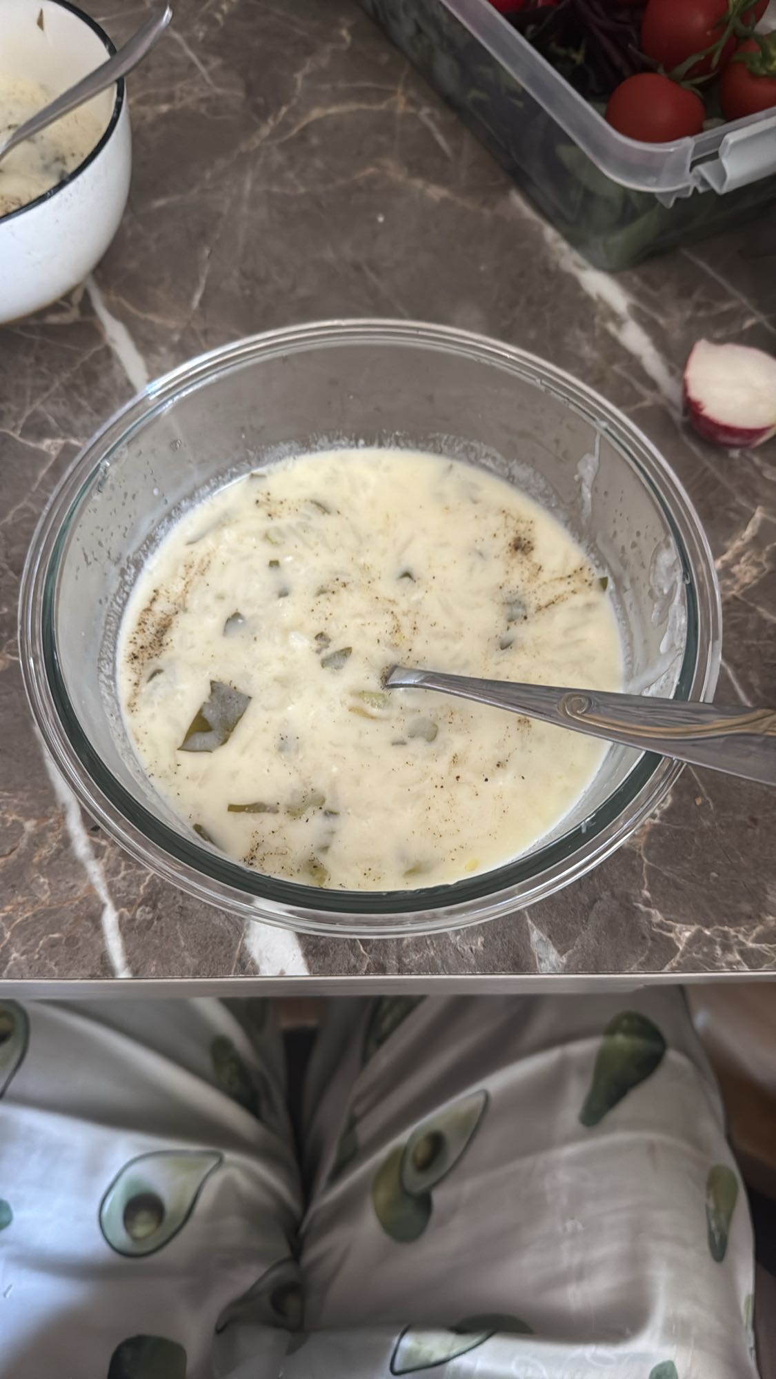 Creamy Cucumber Yogurt