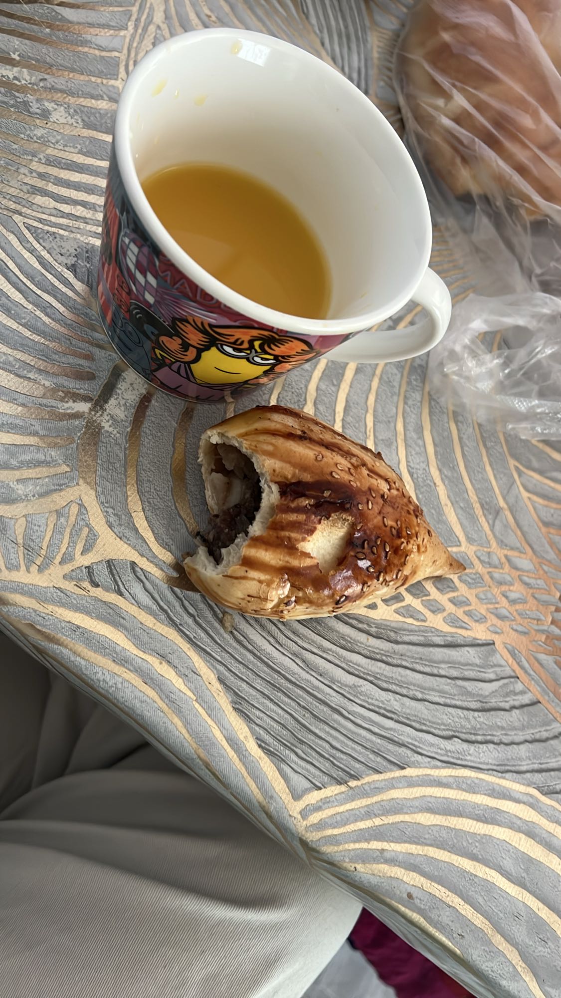 Самса и сок