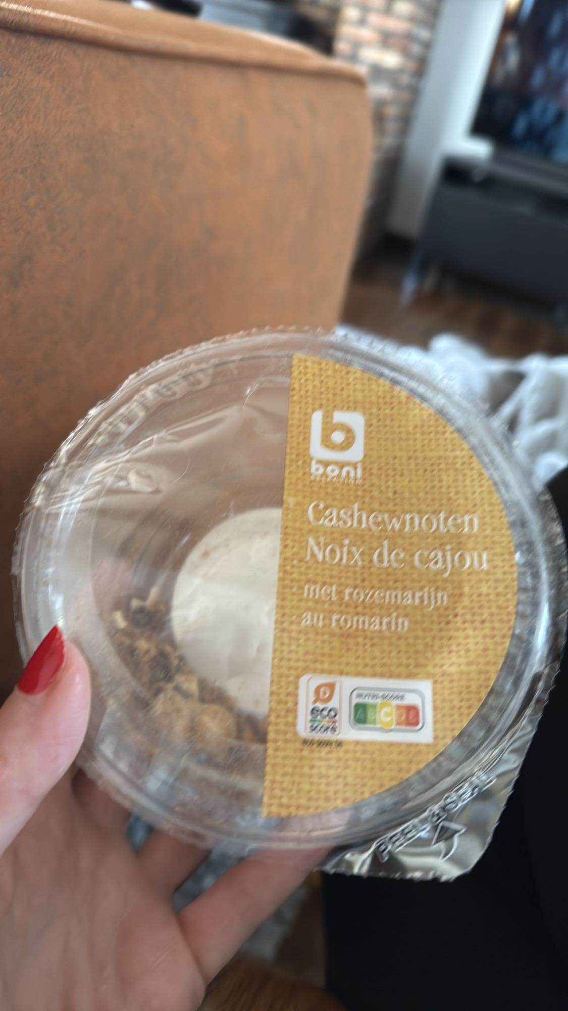 Cashewnoten met rozemarijn
