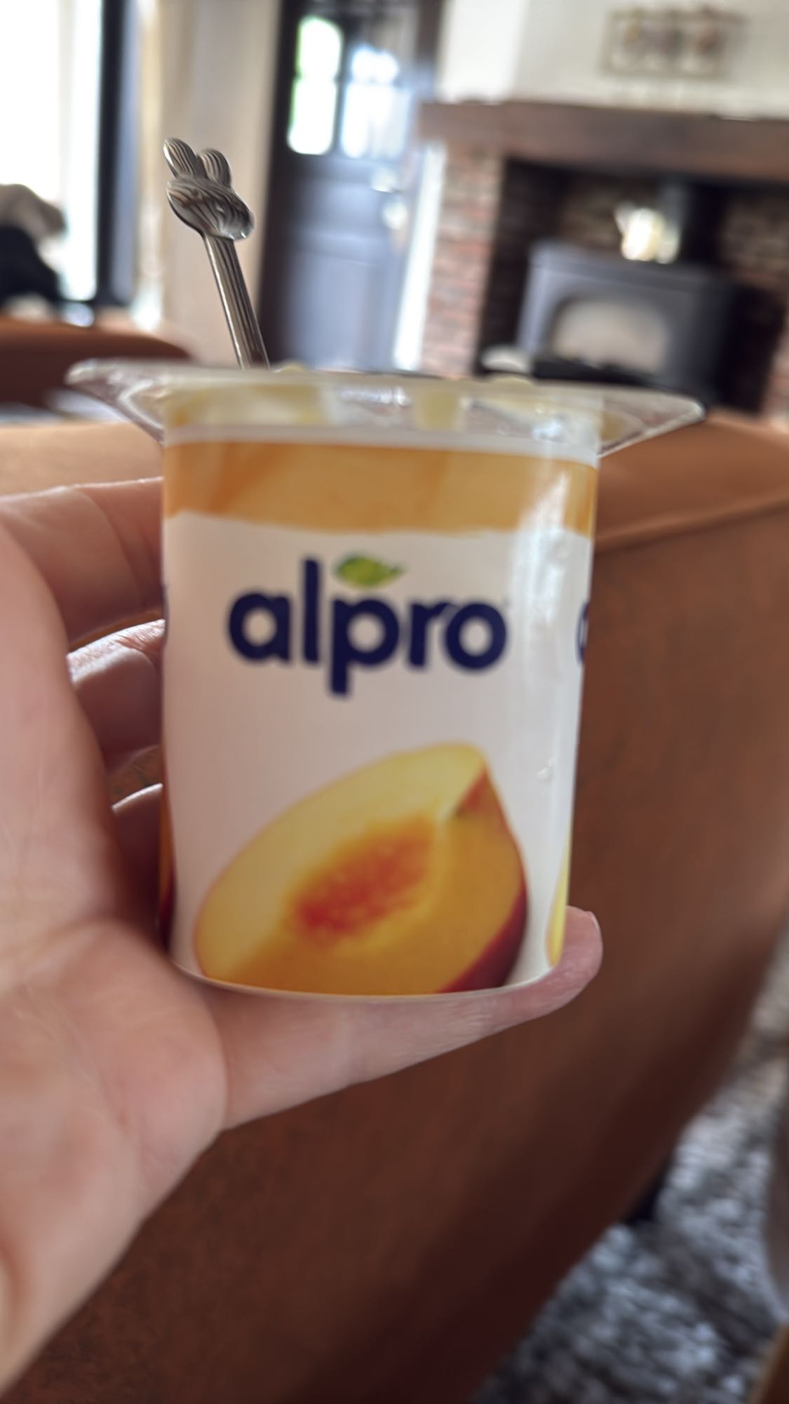 Perzik sojayoghurt