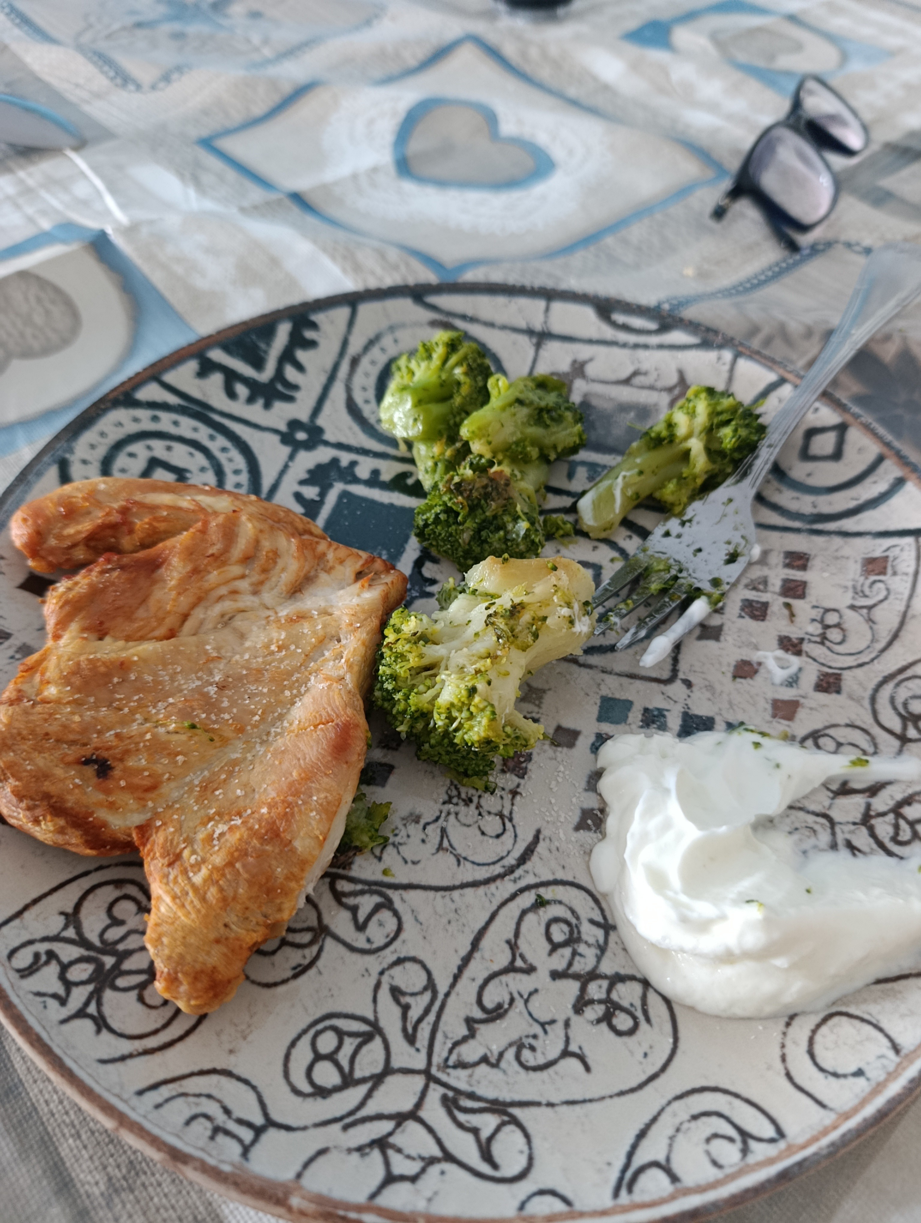pollo con brócoli