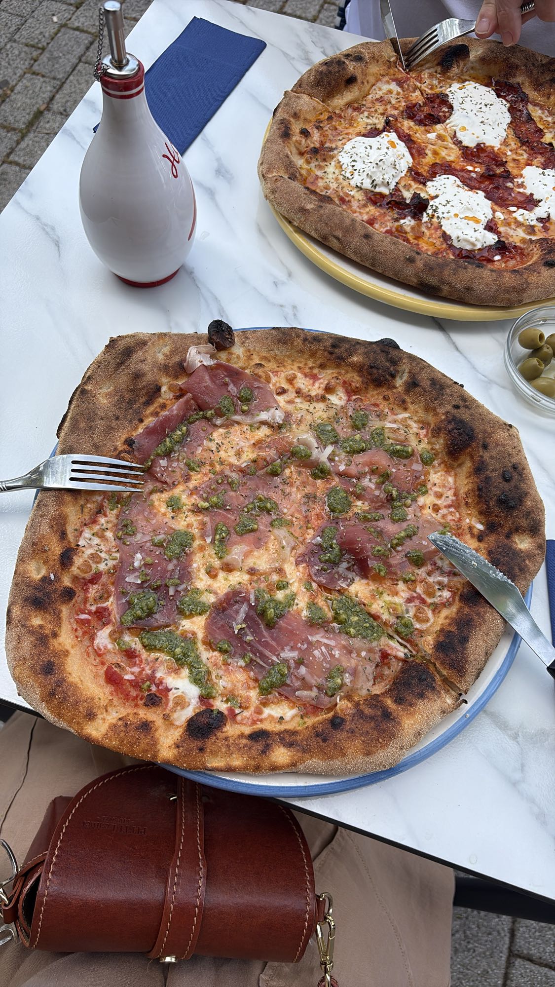 Prosciutto Pesto Pizza
