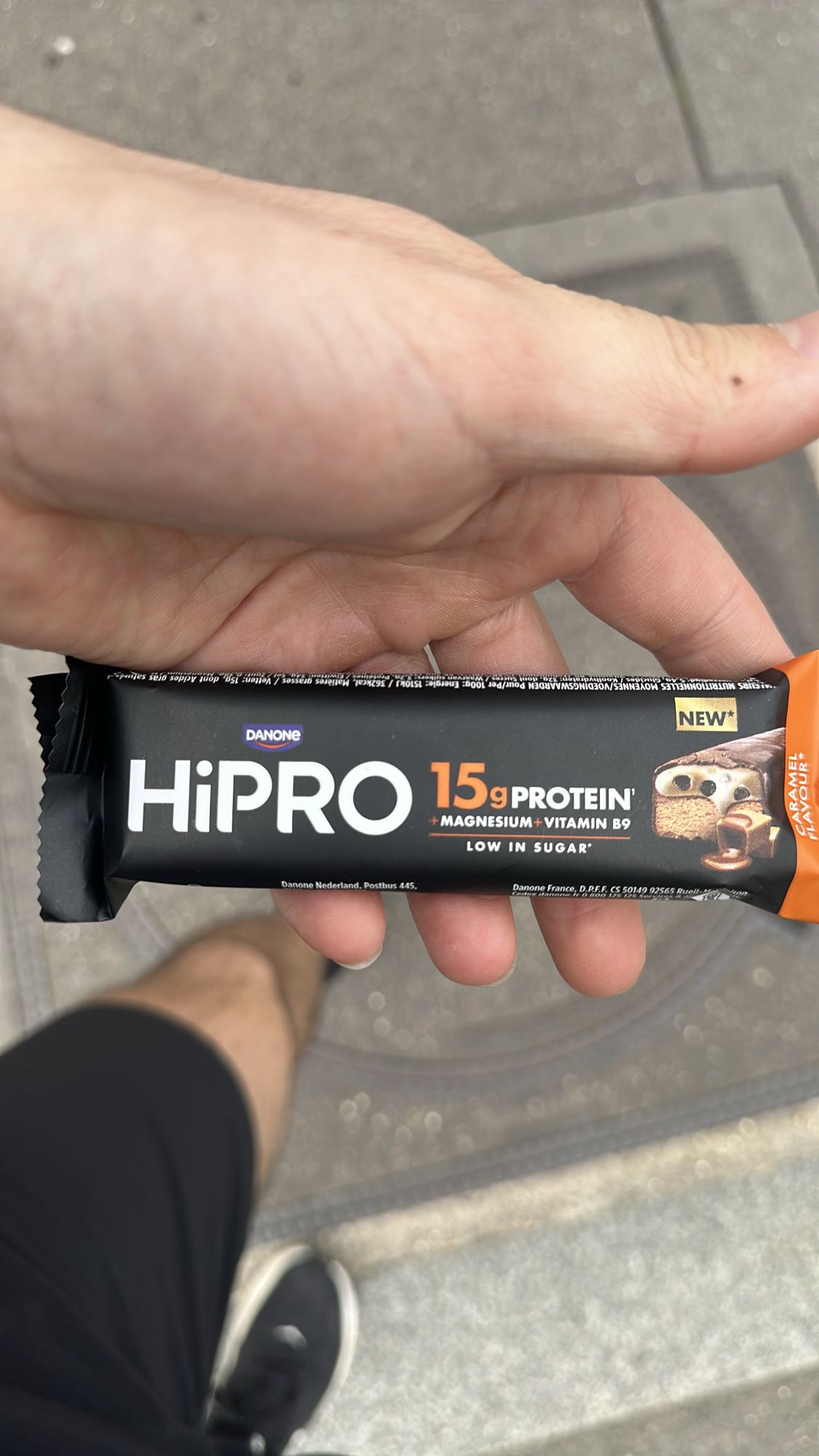 Barre protéinée caramel