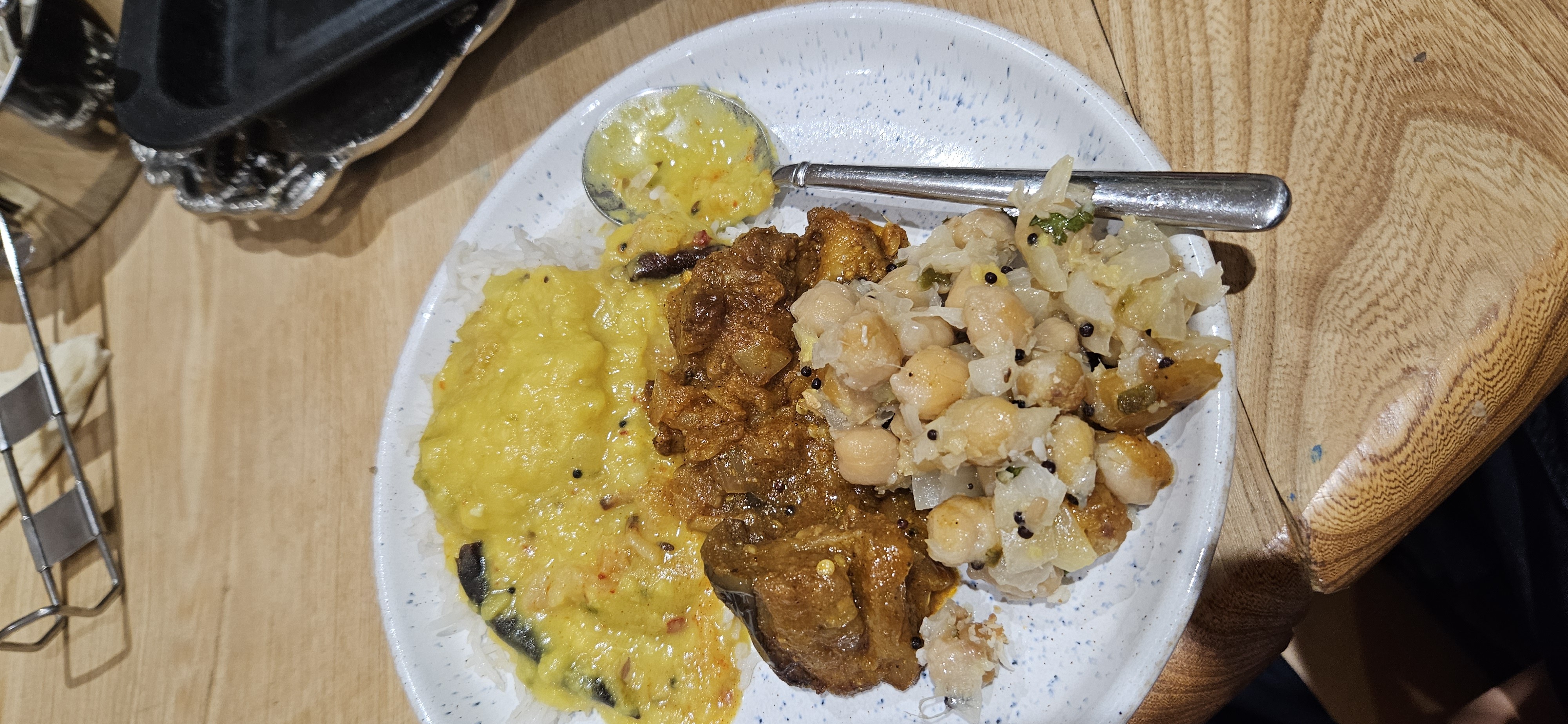 Rice Curry Chickpeas