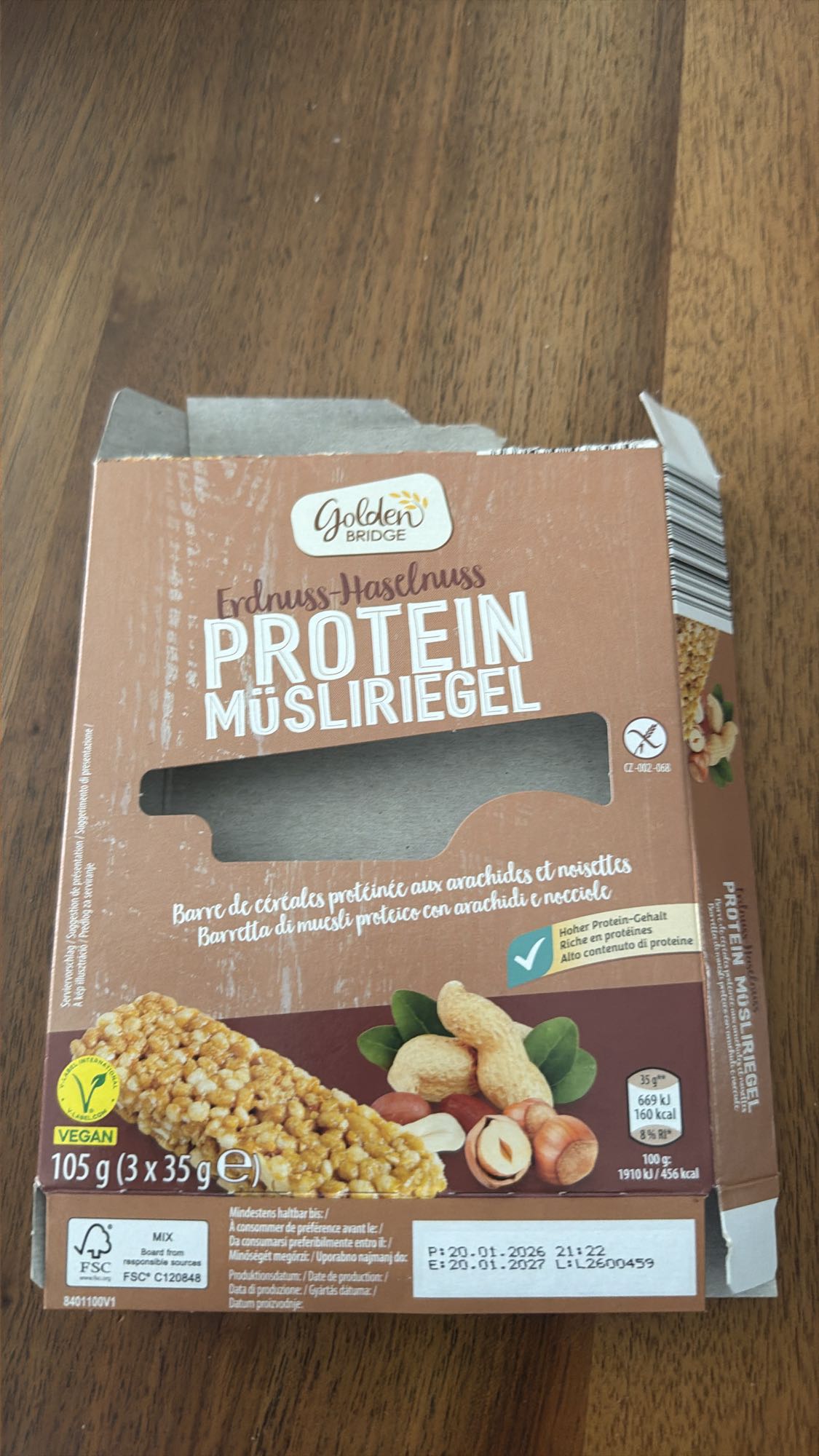 Protein-Müsliriegel