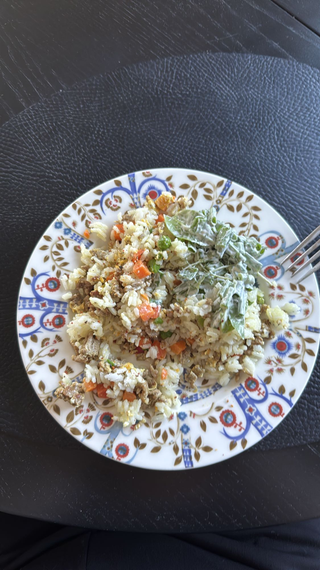 Fried Rice with Salad