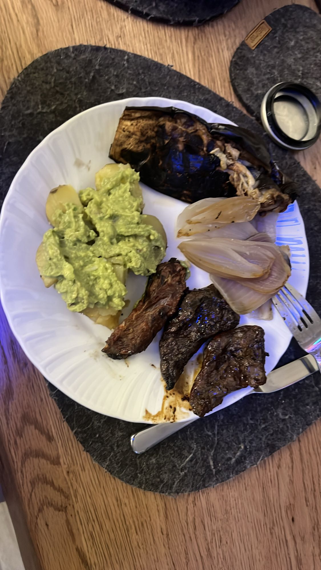 Carne e verdure grigliate