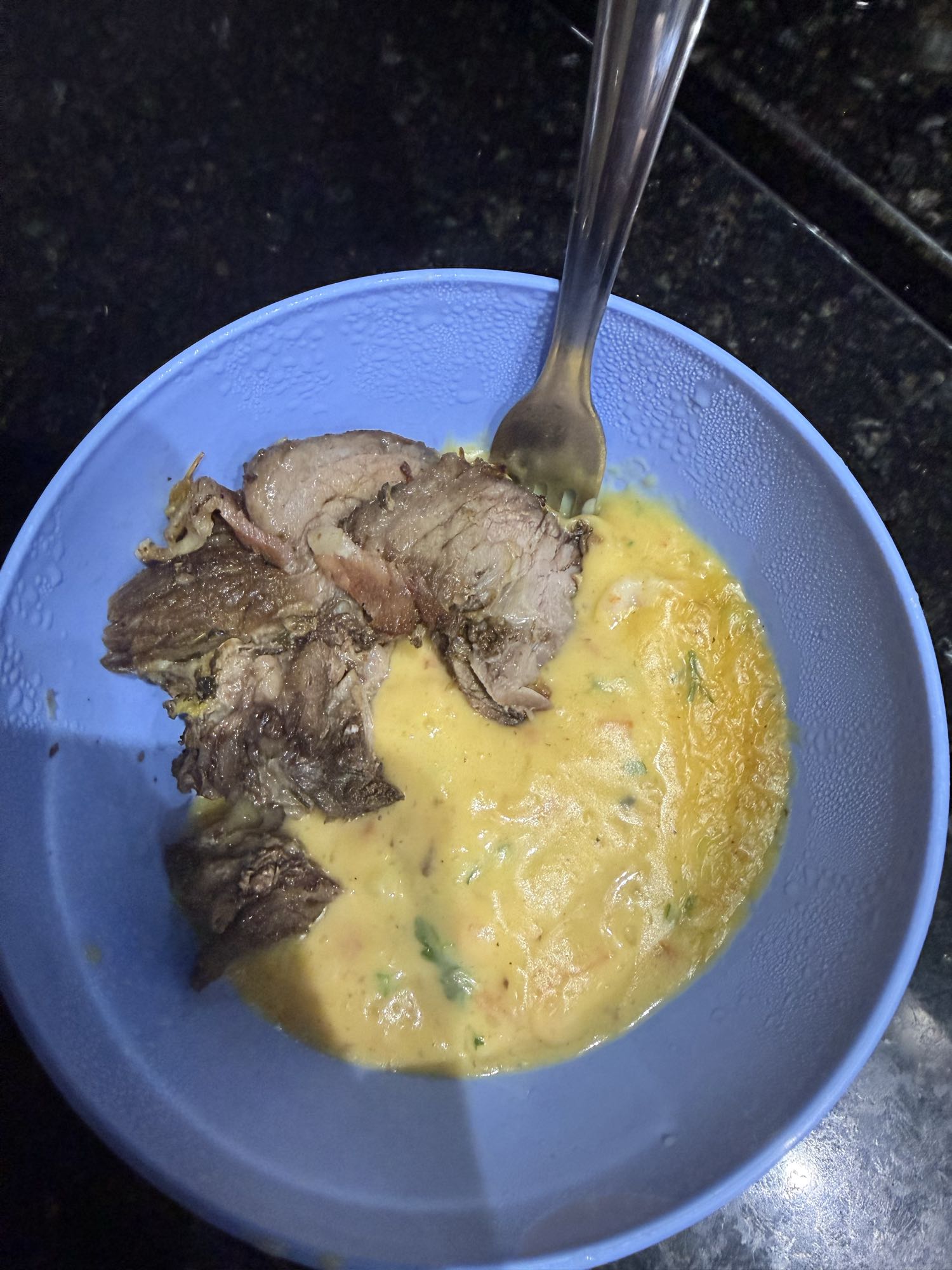 carne com creme