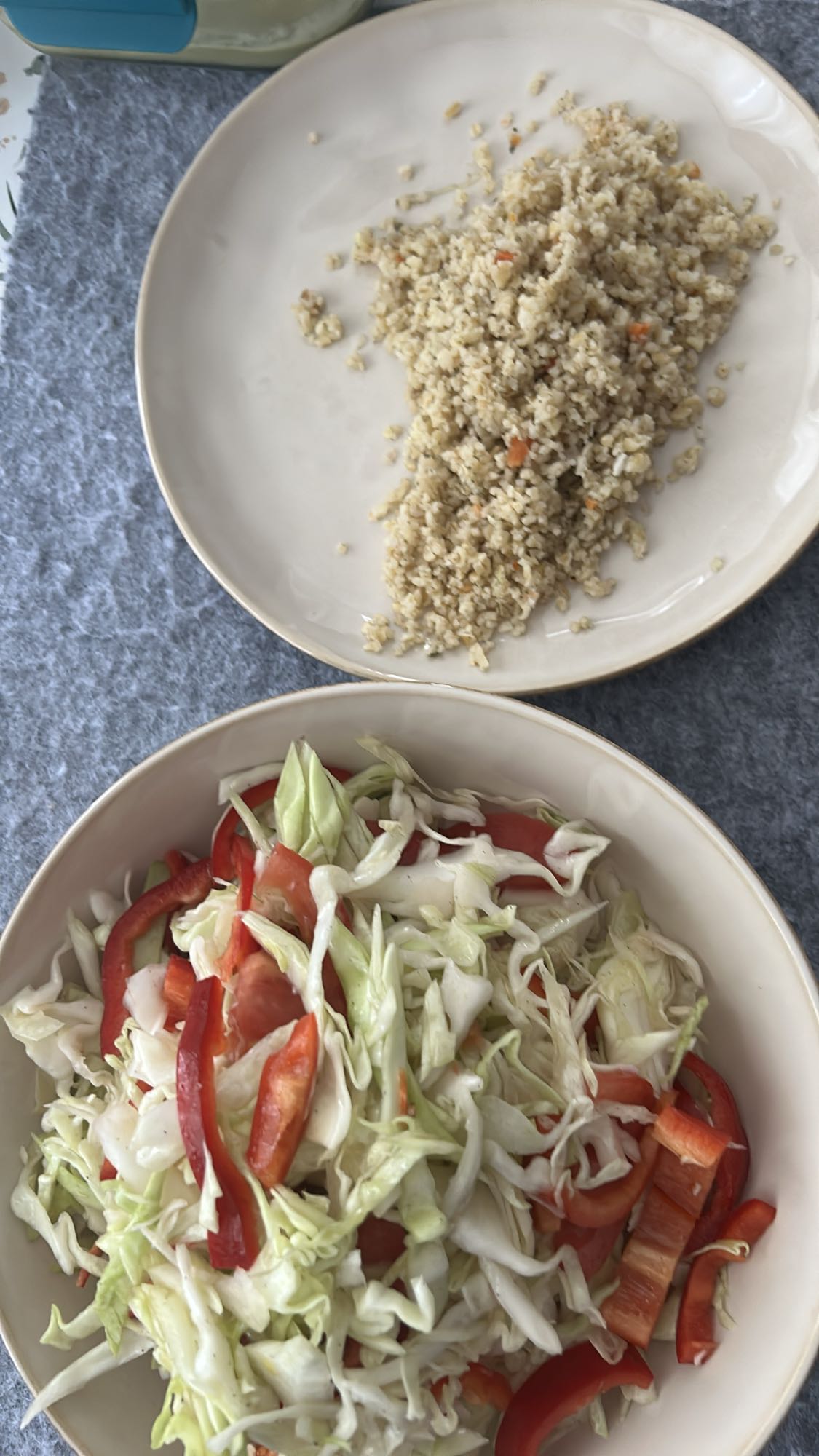 cuscús con ensalada
