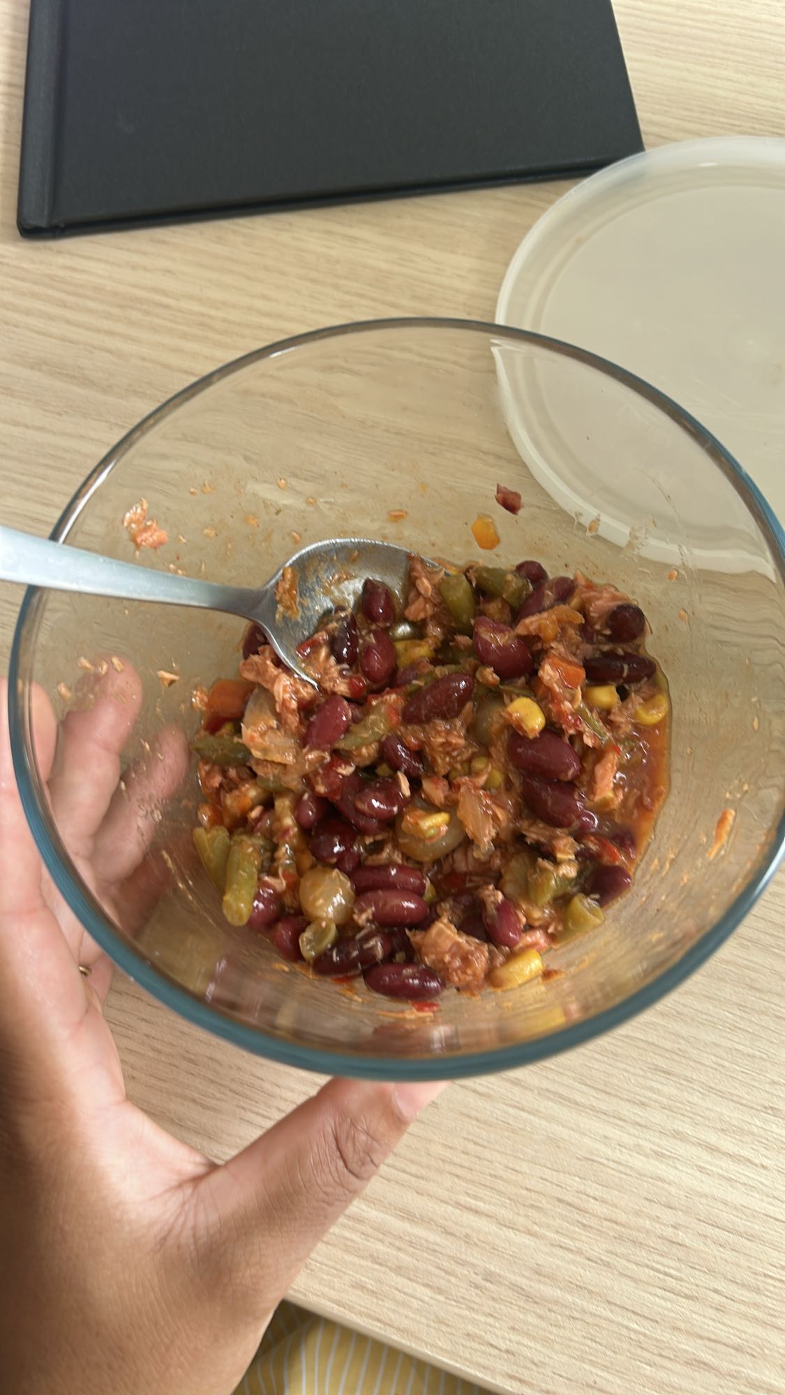 Salade thon haricots