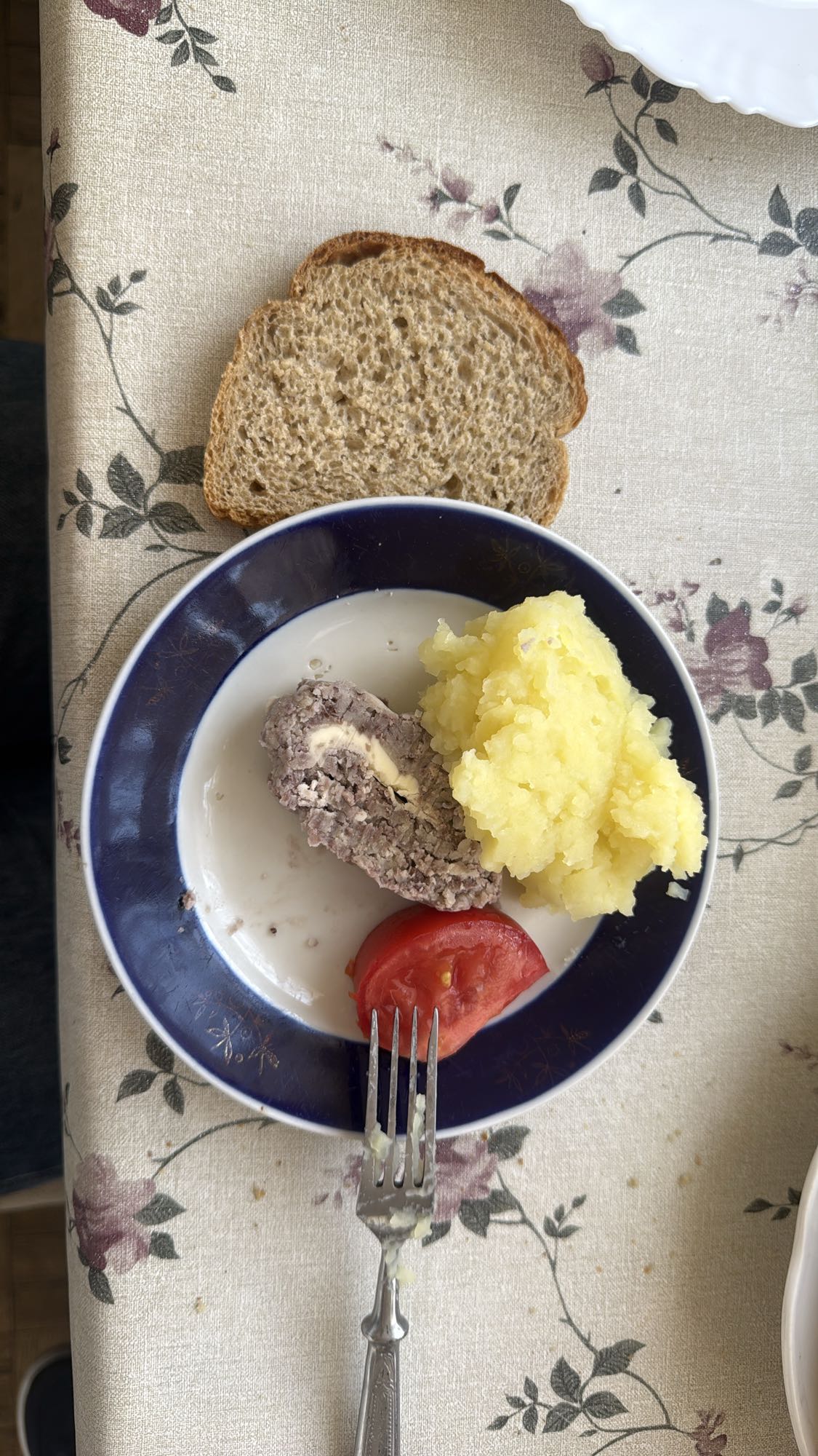Meatloaf Potato Plate