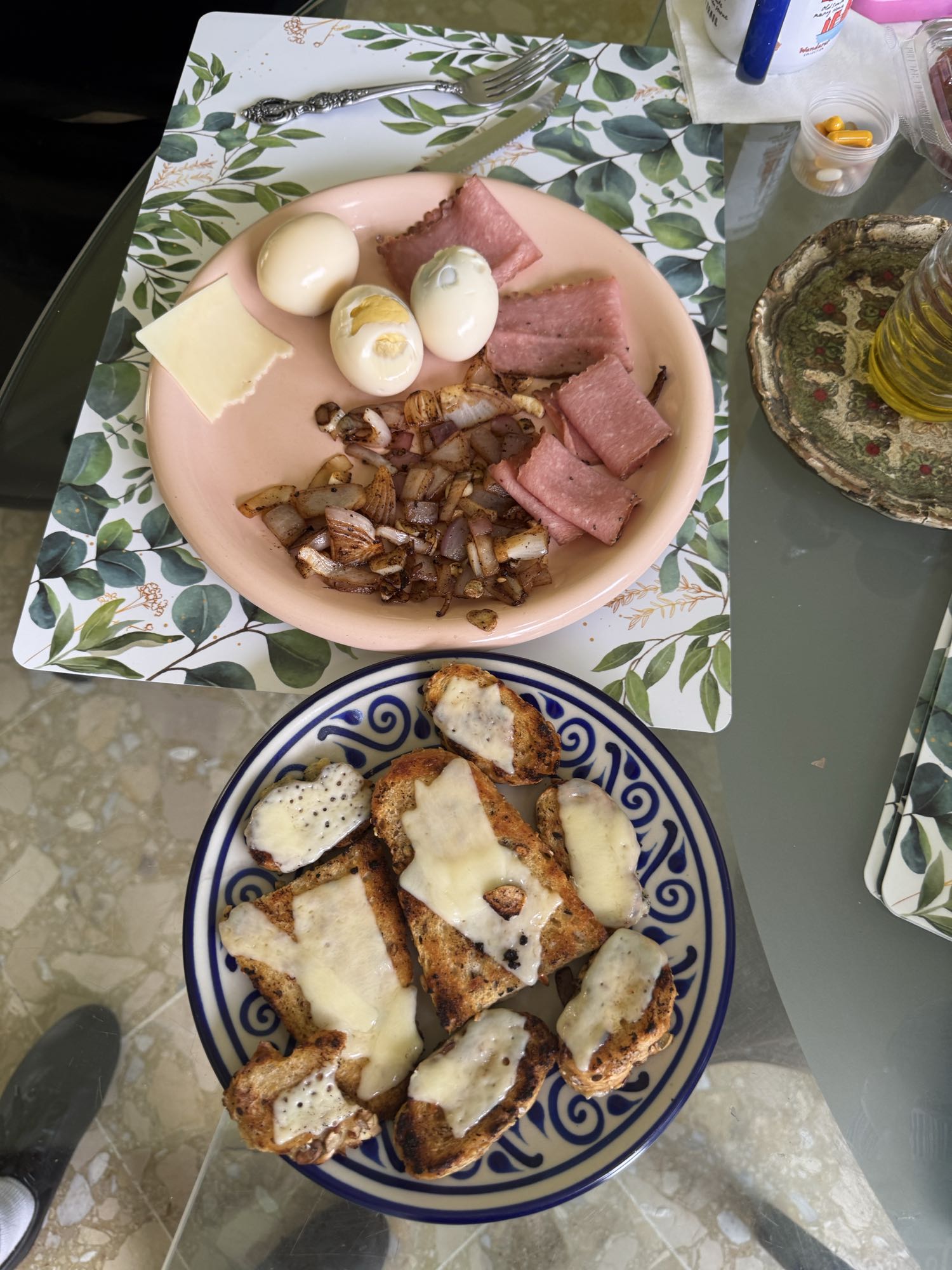 desayuno con tostadas