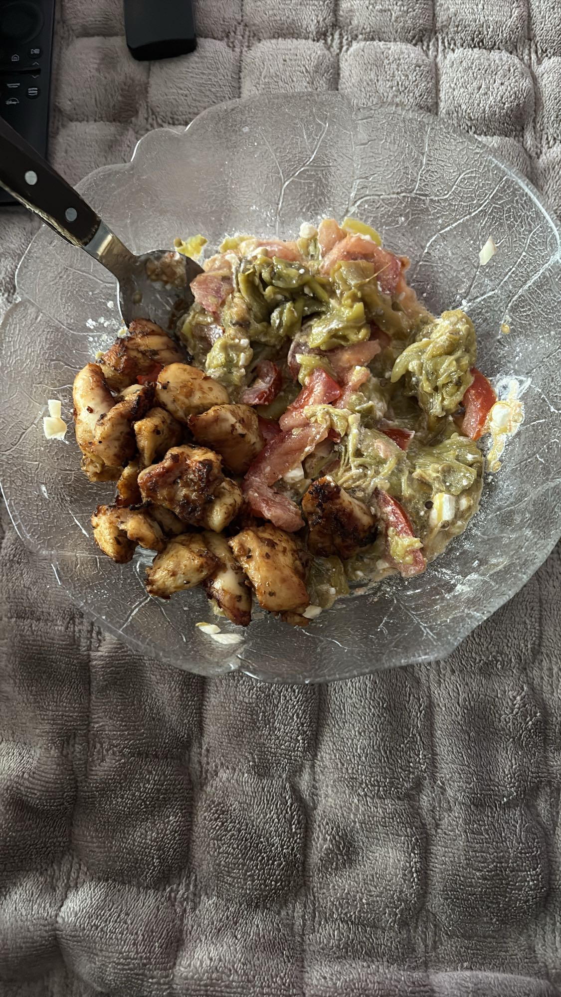 Kylling med grønn salat