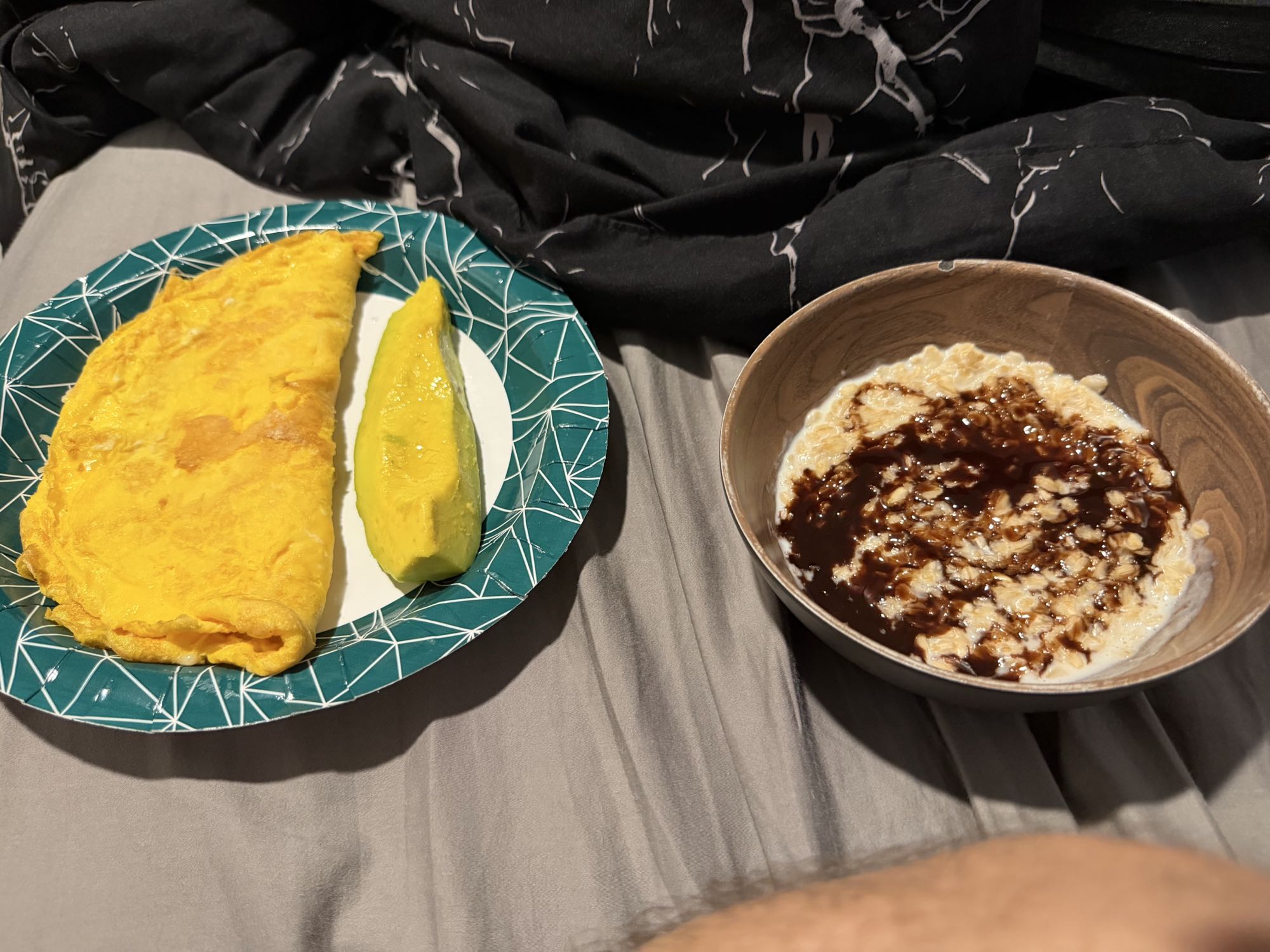 omelet con avena