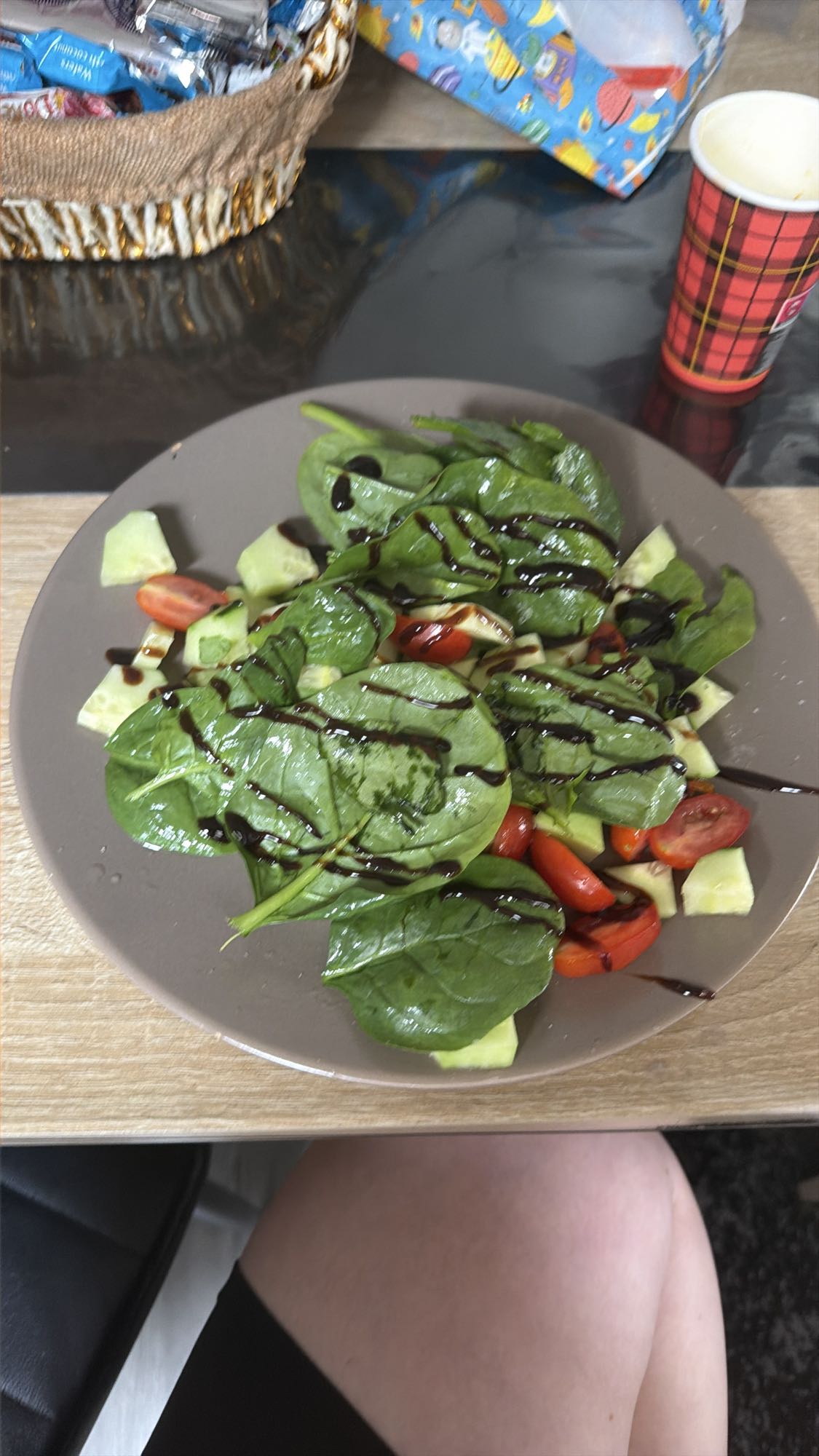 Salată cu spanac