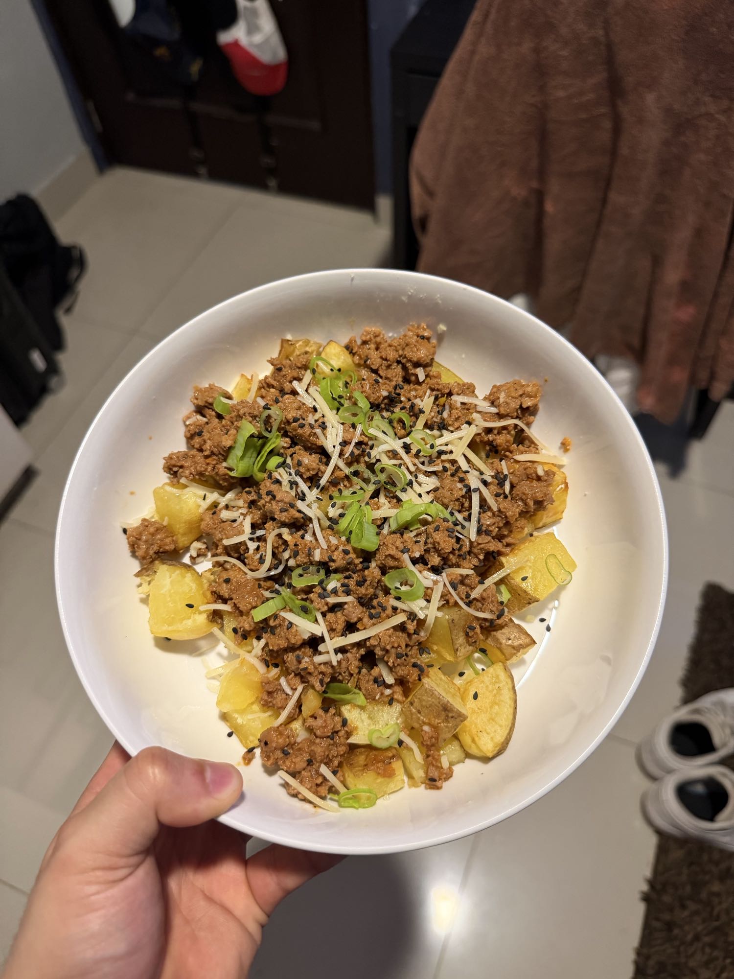 papas con carne picada