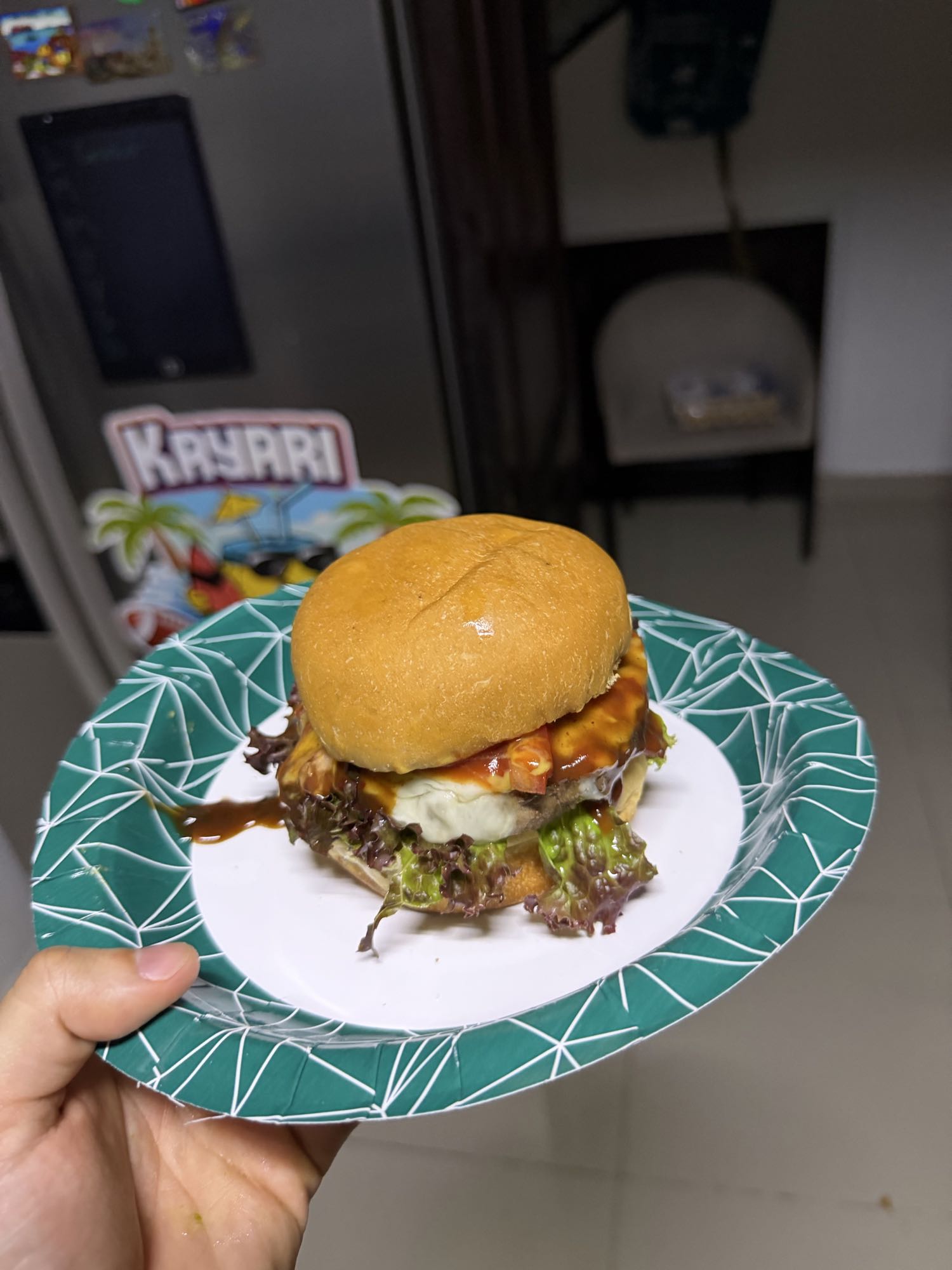 hamburguesa casera