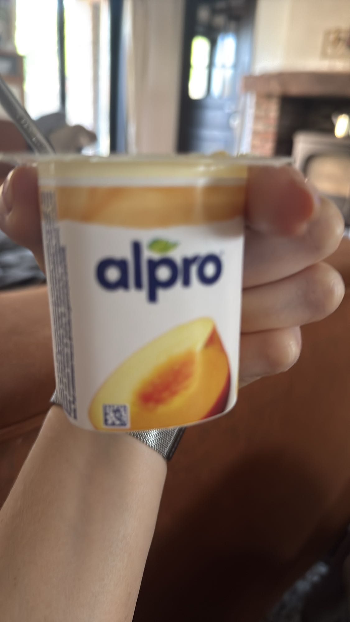 Perzik sojayoghurt
