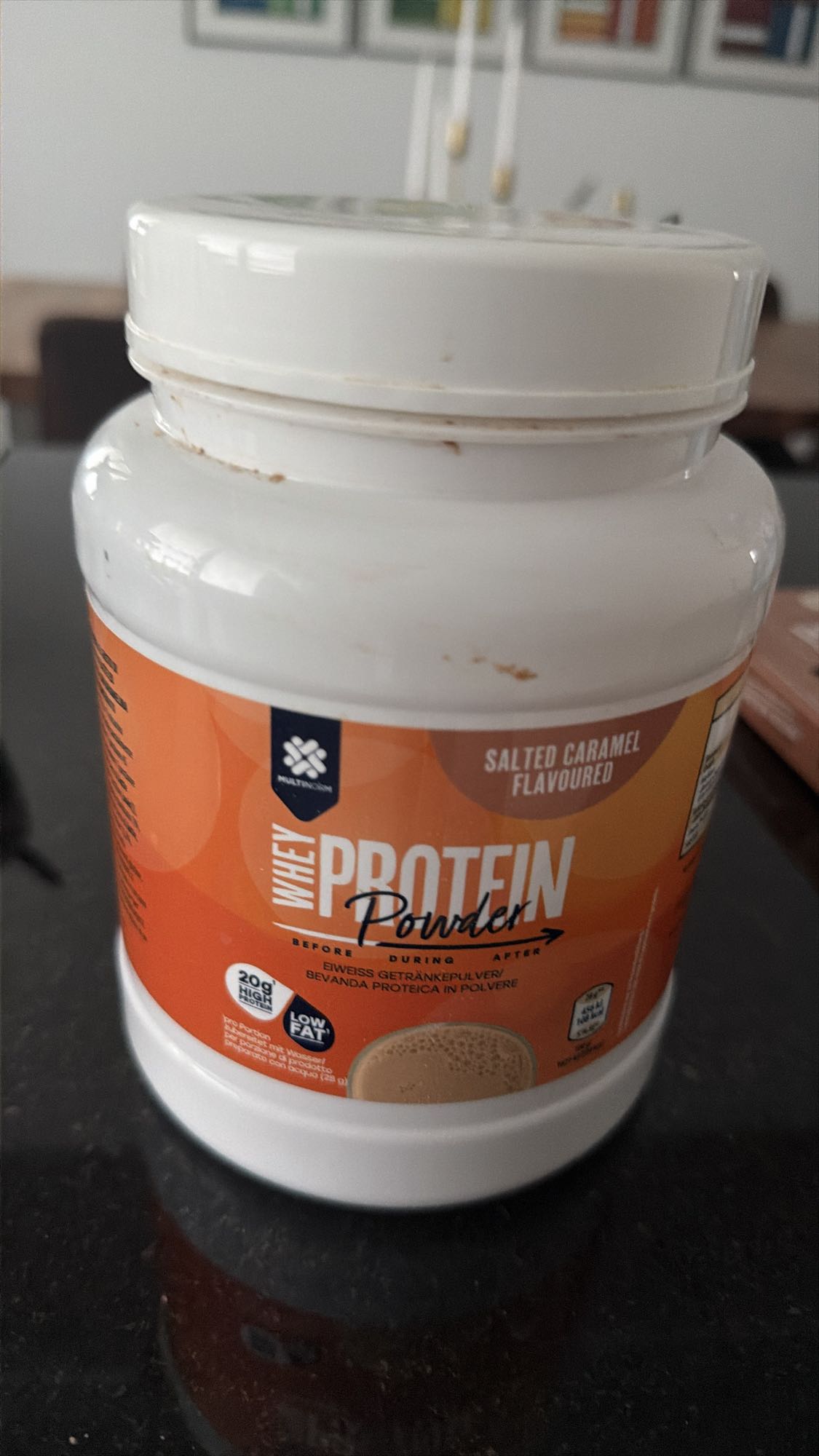 Proteinpulver Karamell