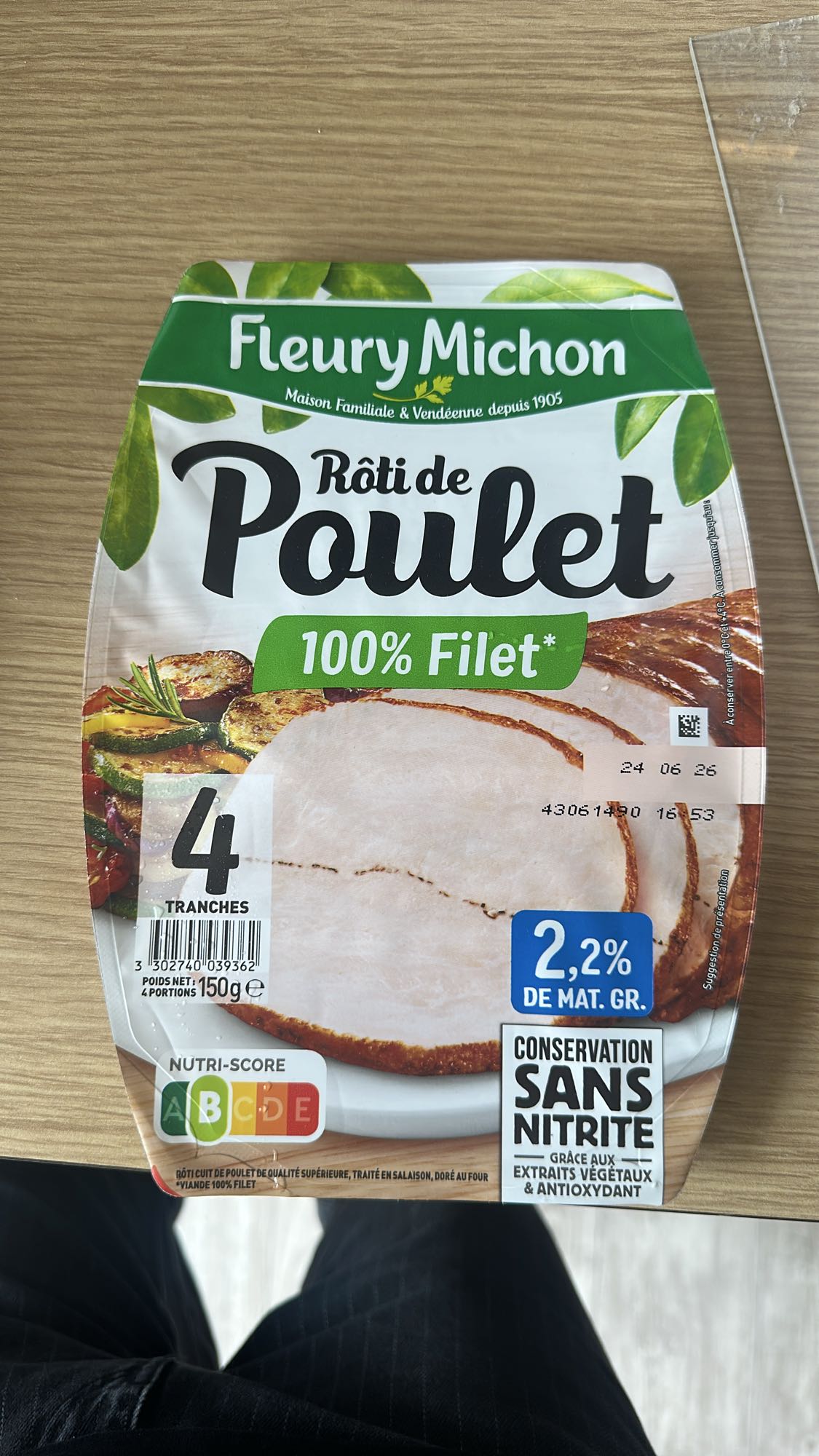 Rôti de poulet