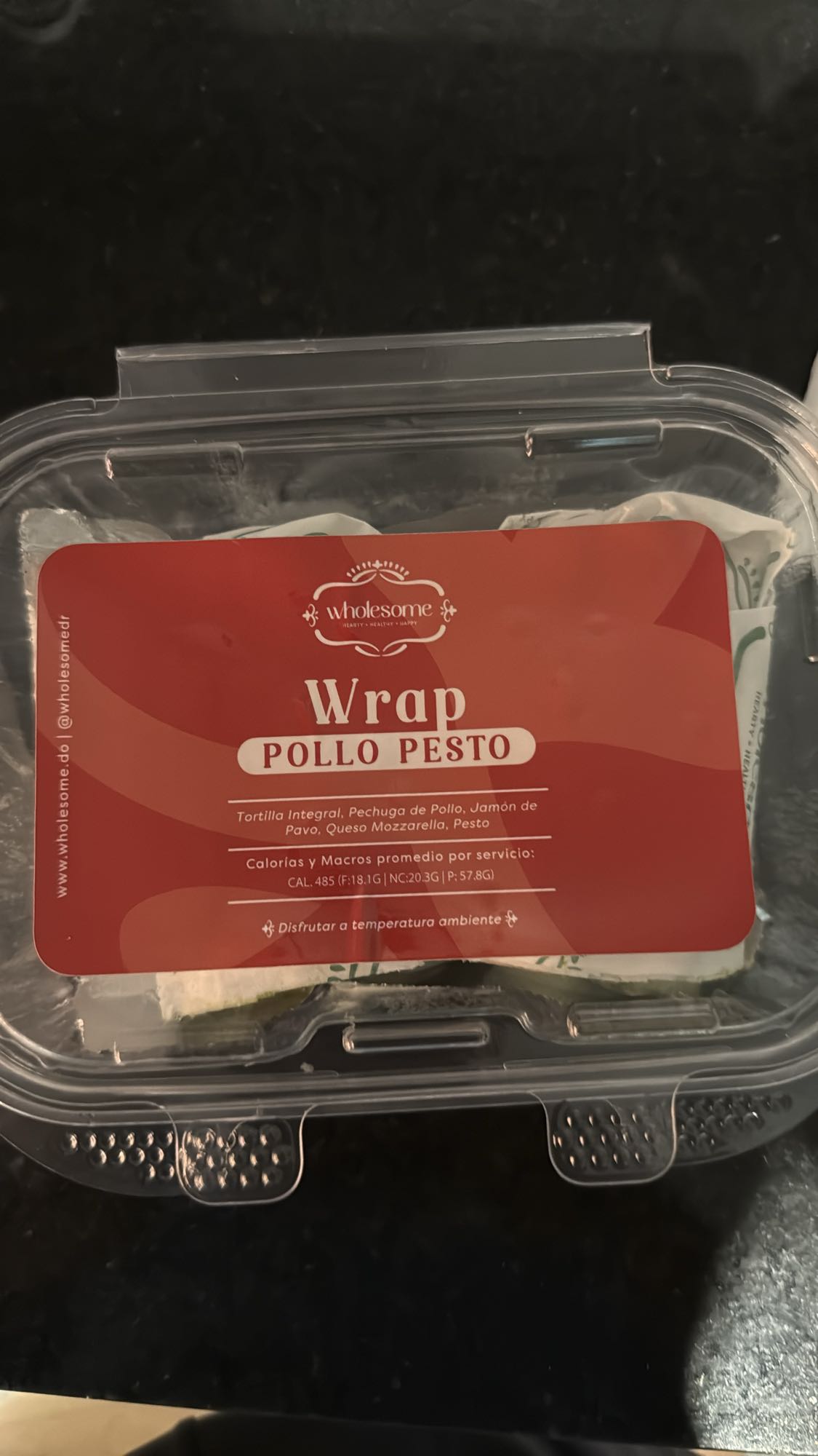Chicken Pesto Wrap