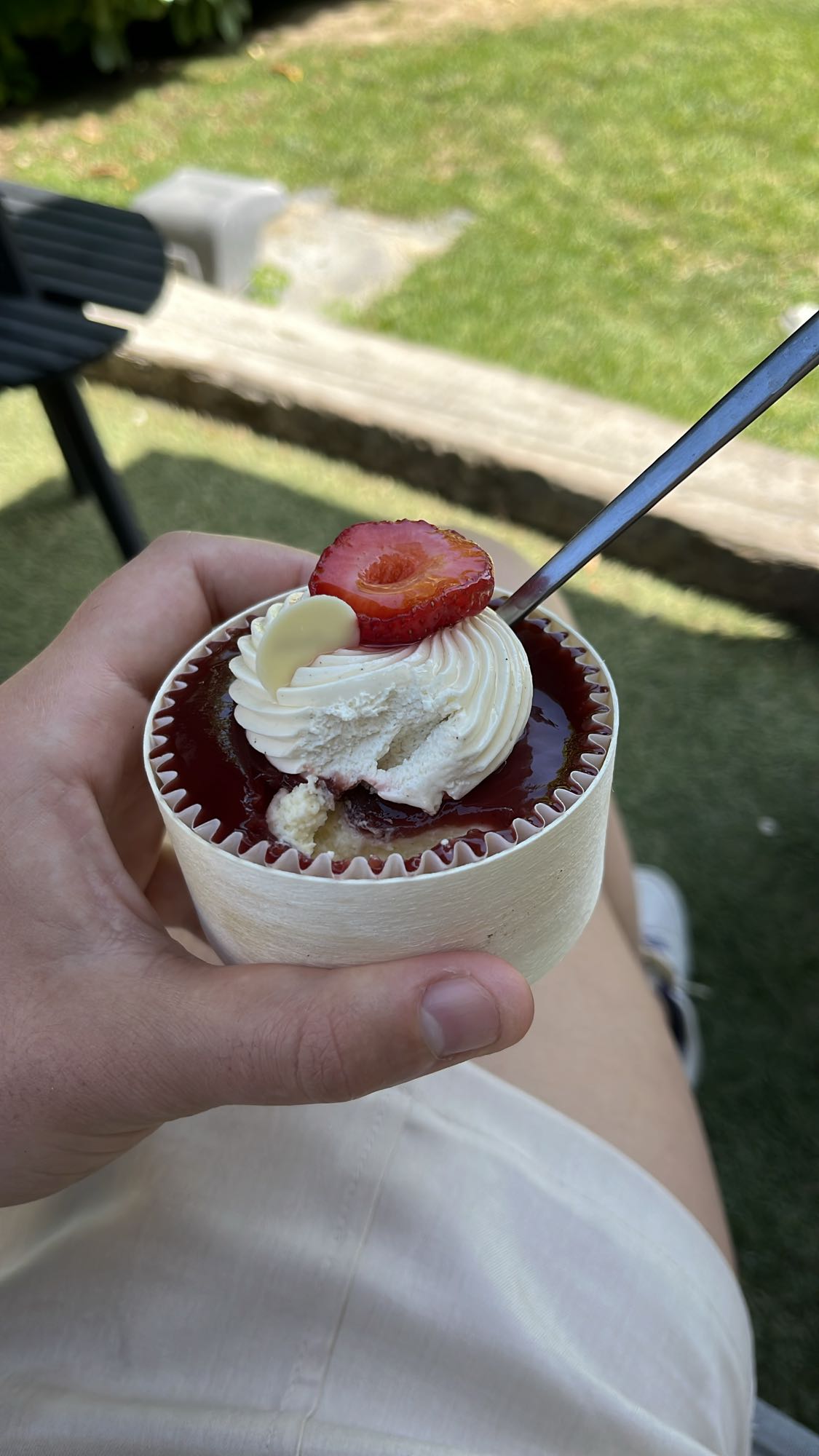 gâteau fraise vanille