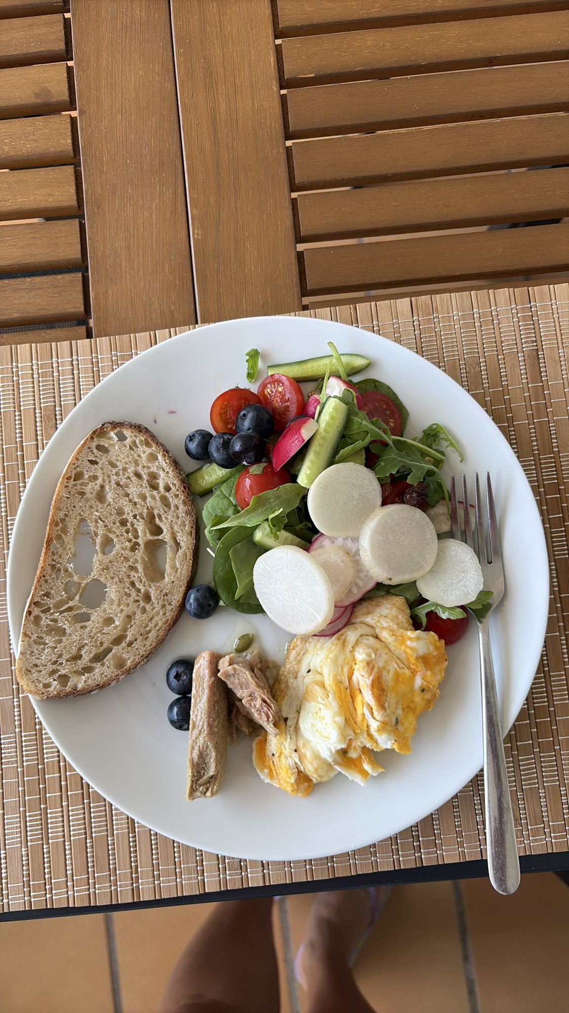 Egg Tuna Salad Plate