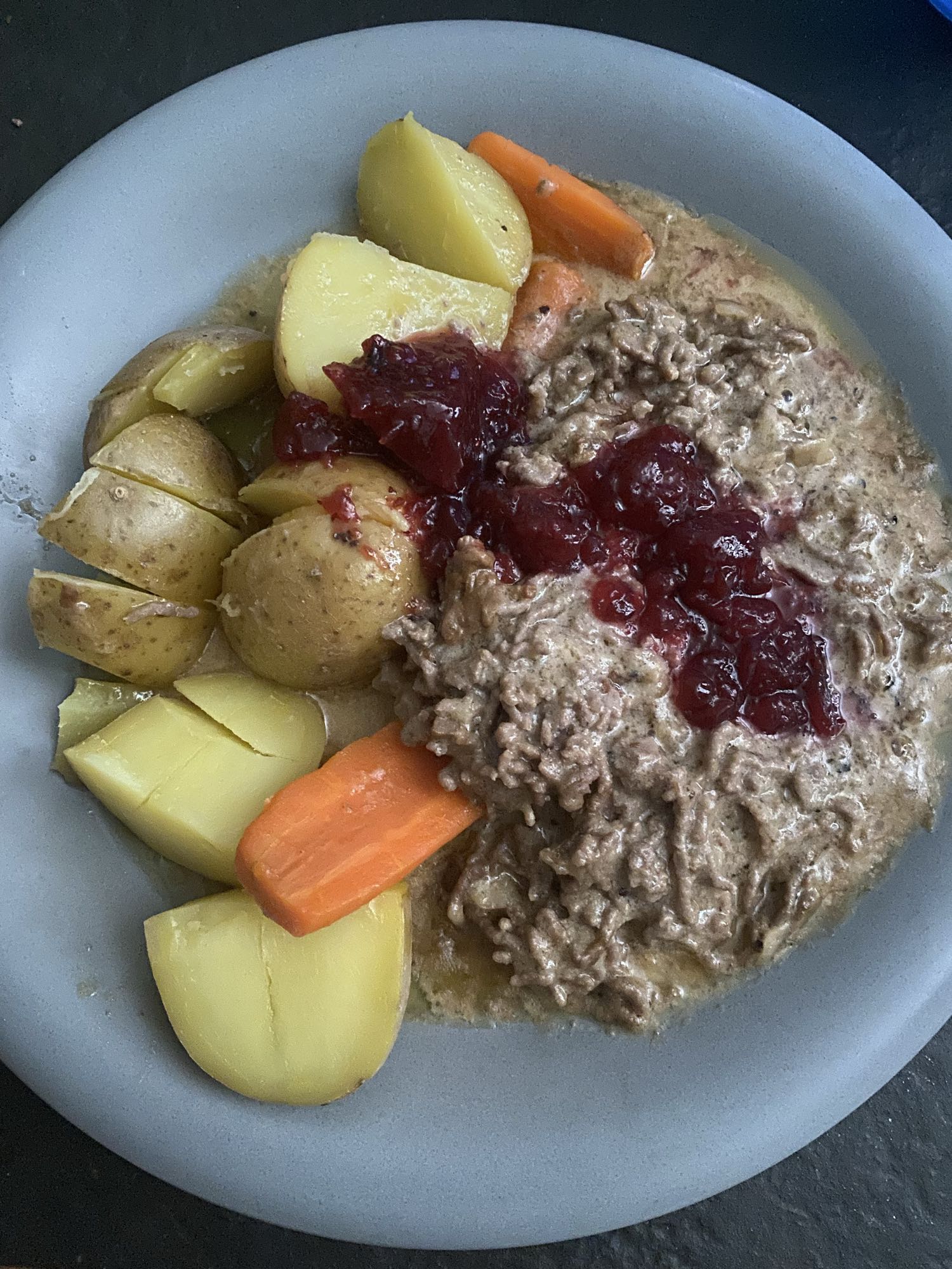 Köttfärs med potatis